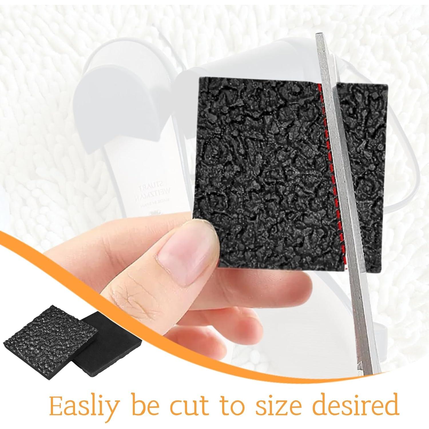 Hoja de Suela de Goma HuanQiu para Reparación de Tacones 6x6 cm