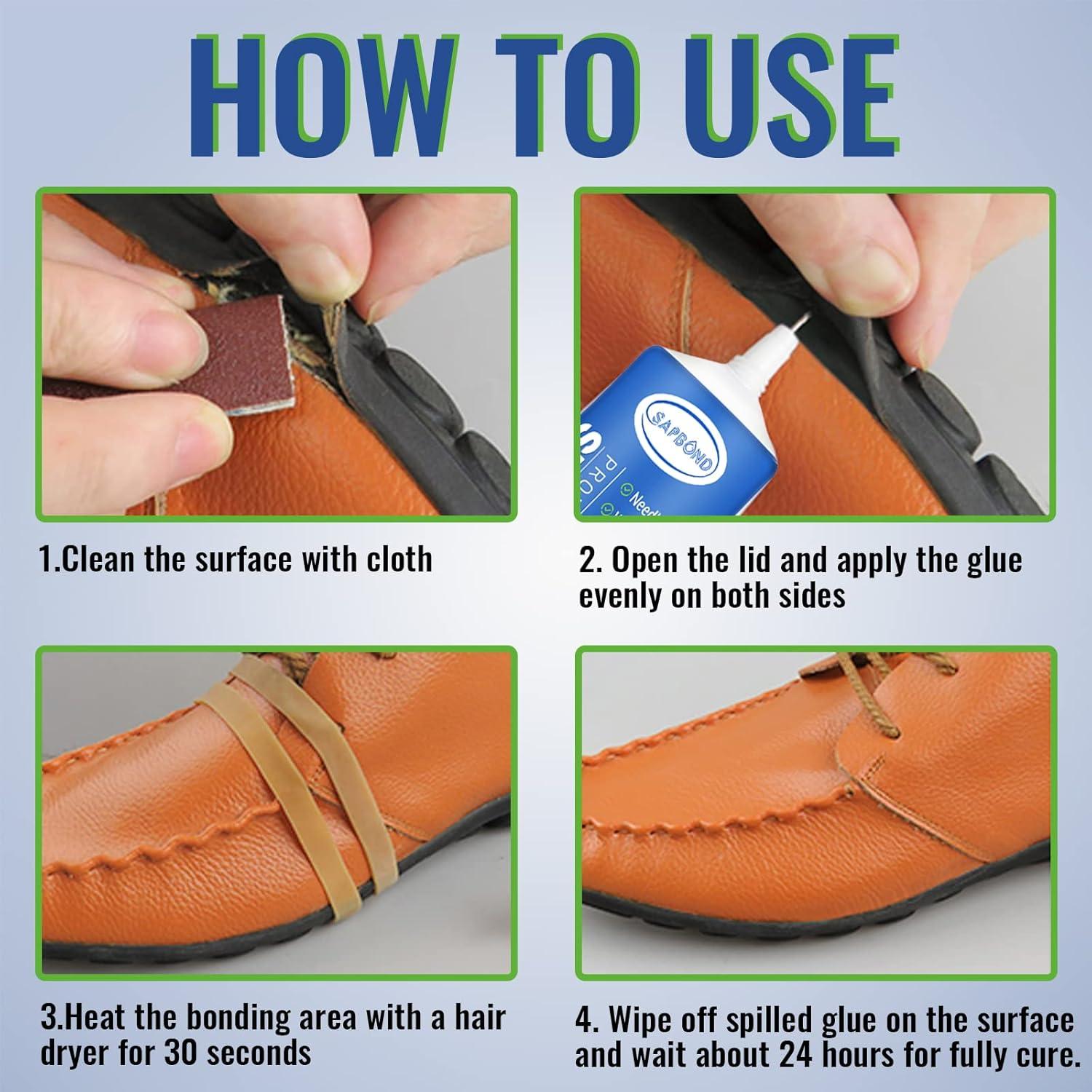 Pegamento para Zapatos SAPBOND 60ml - Profesional, Impermeable