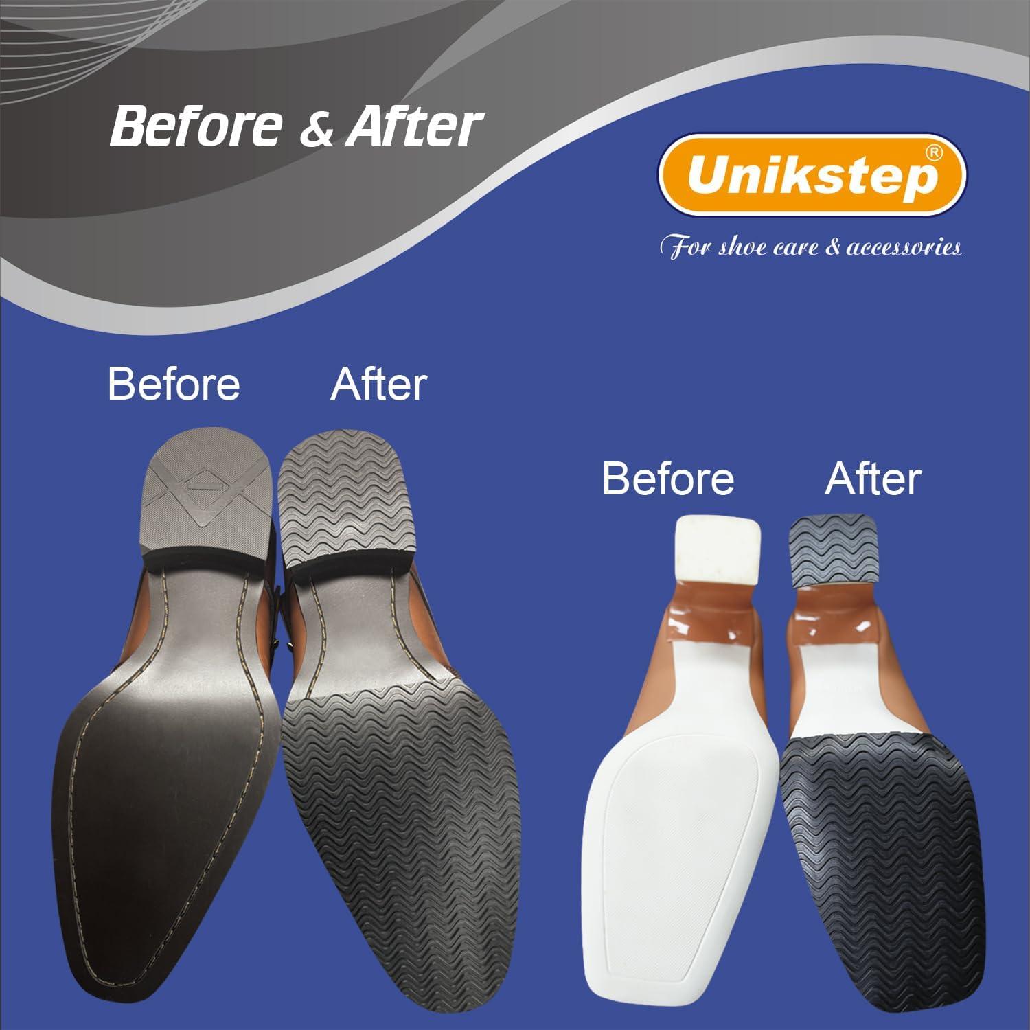 Hojas de Goma Antideslizantes UNIKSTEP para Zapatos 8 Piezas