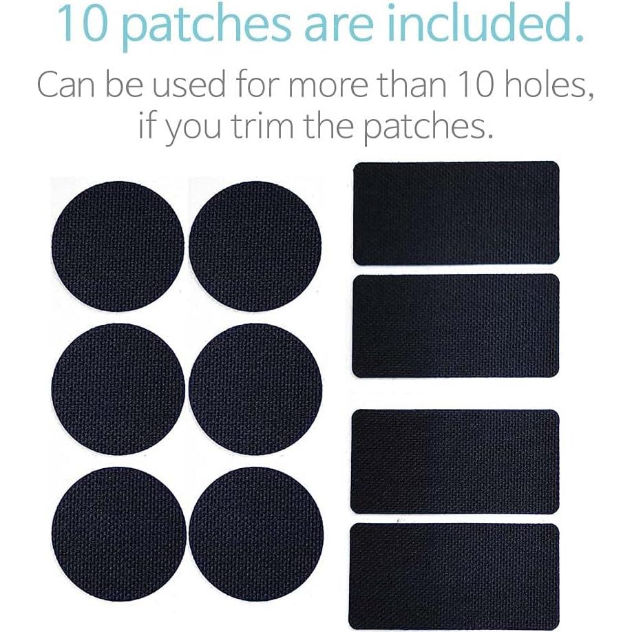 Parche para Prevención de Agujeros en Zapatos Nomorhols - Negro