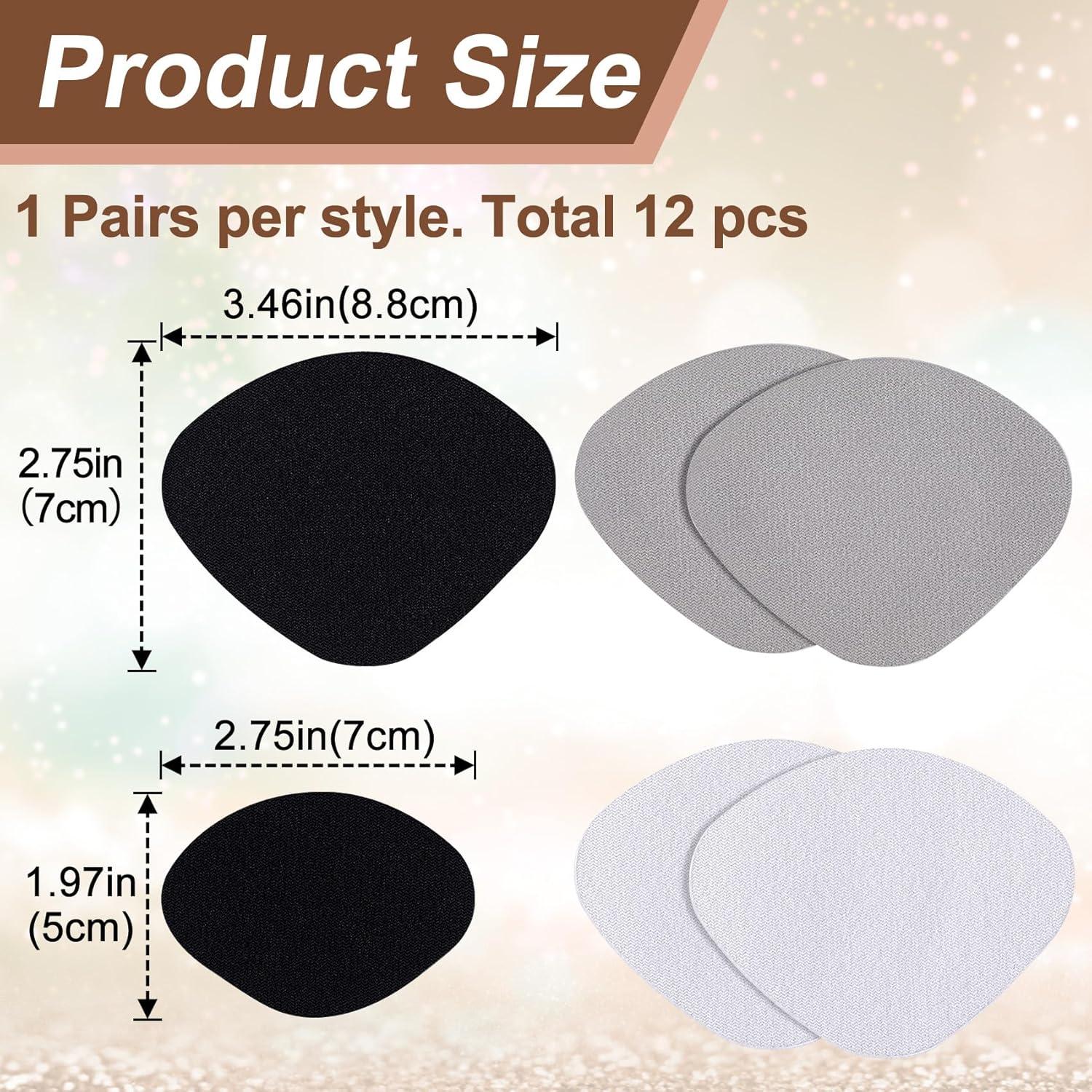 Kit de Reparación de Tacones OIIKI 6 Pares Parches Adhesivos