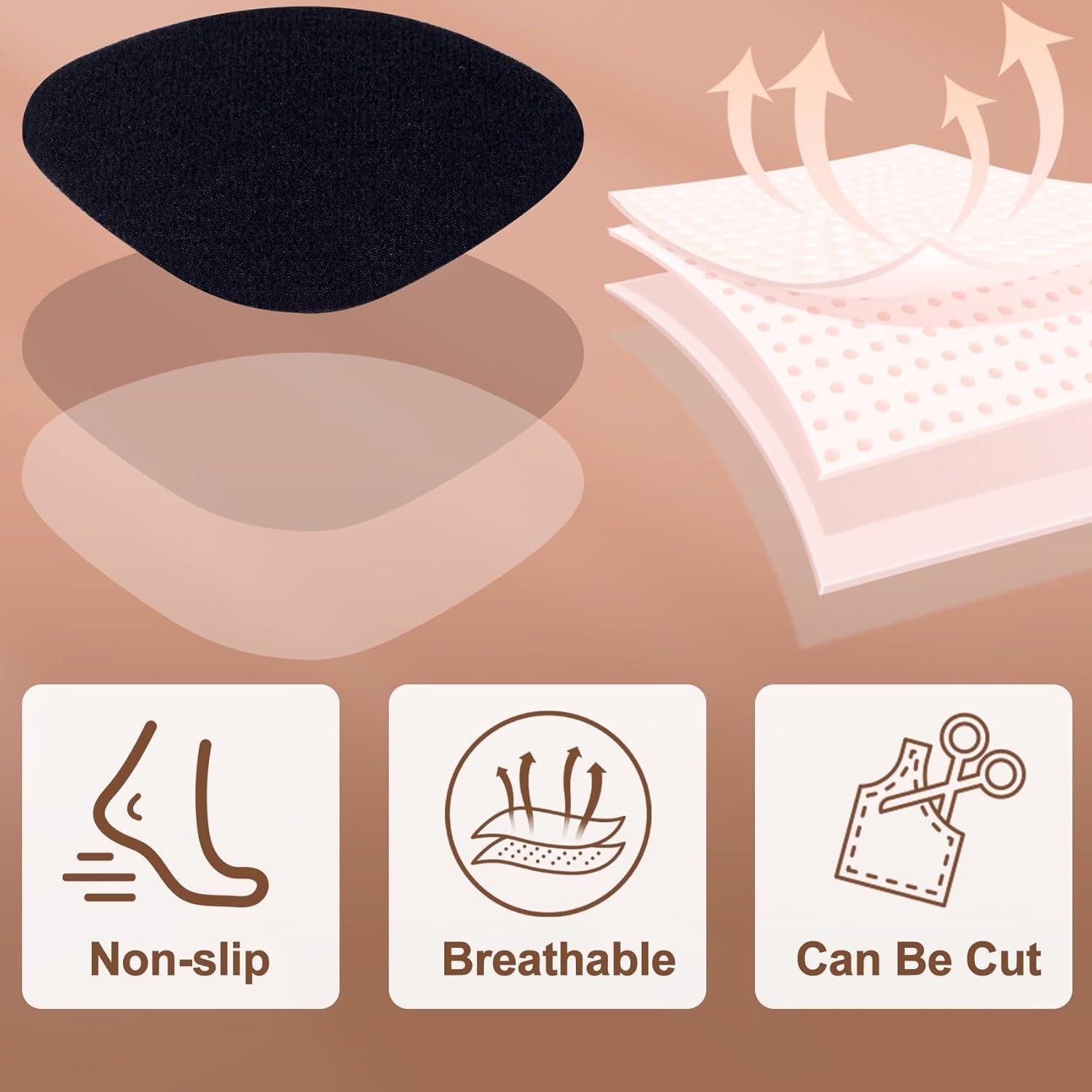 Kit de Reparación de Tacones OIIKI 6 Pares Parches Adhesivos