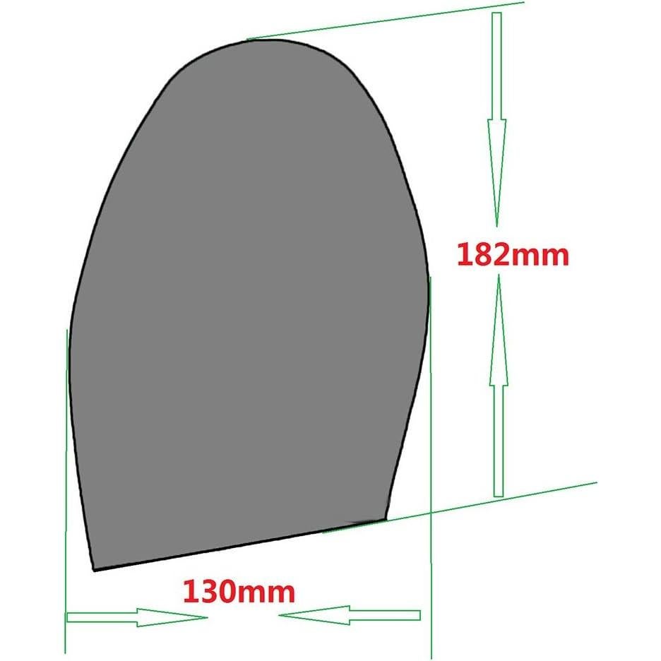Suela de Reemplazo de Goma Negra para Zapatos - 2mm y 3.5mm