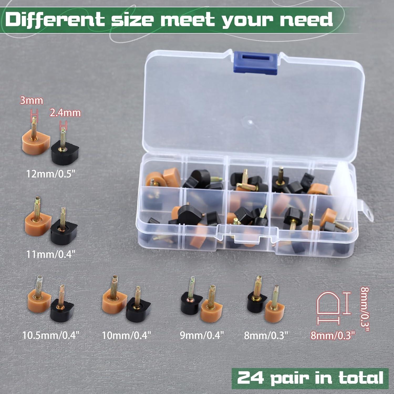 Kit de Reparación de Tacones Altos LEONTOOL con Alicates y 24 Puntas