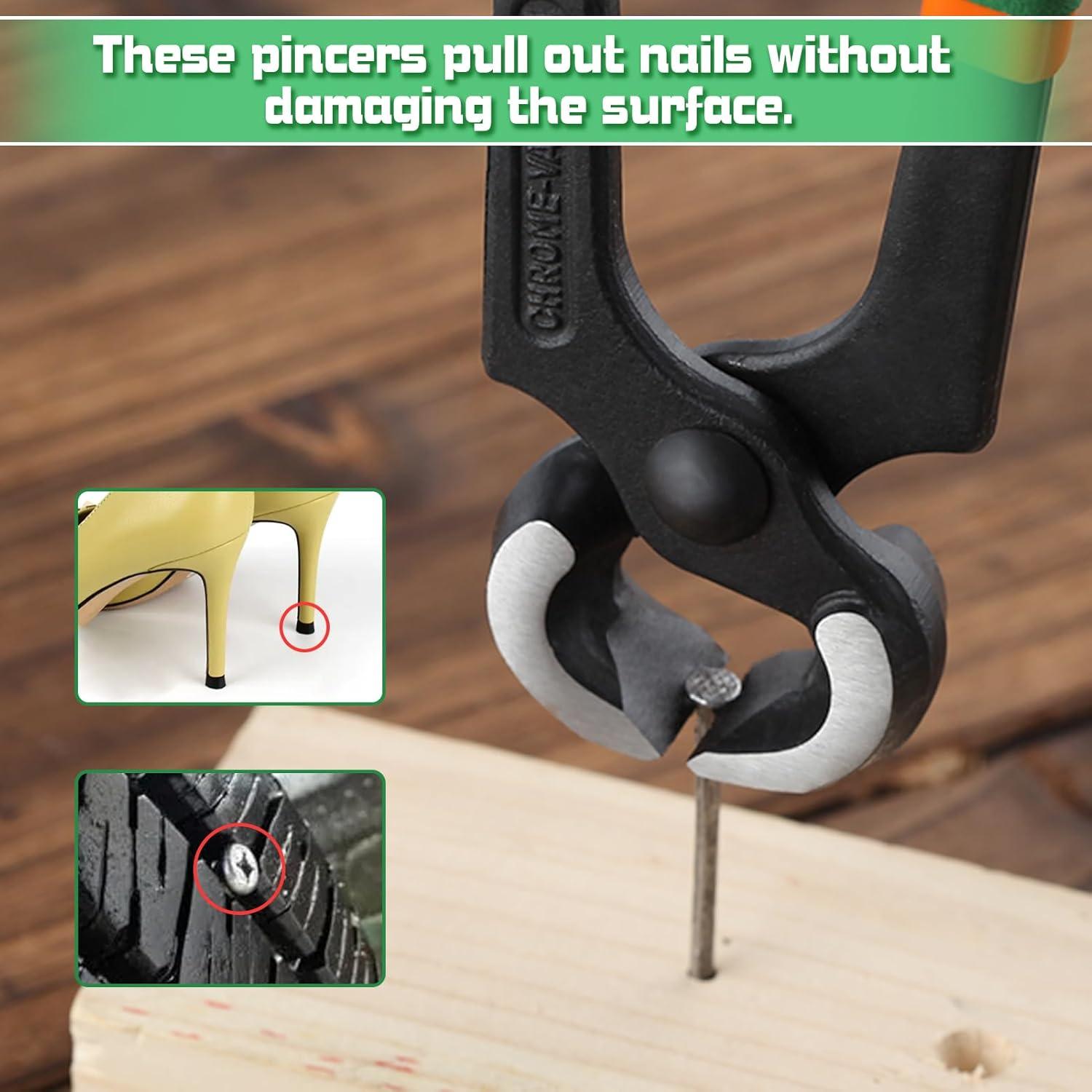 Kit de Reparación de Tacones Altos LEONTOOL con Alicates y 24 Puntas