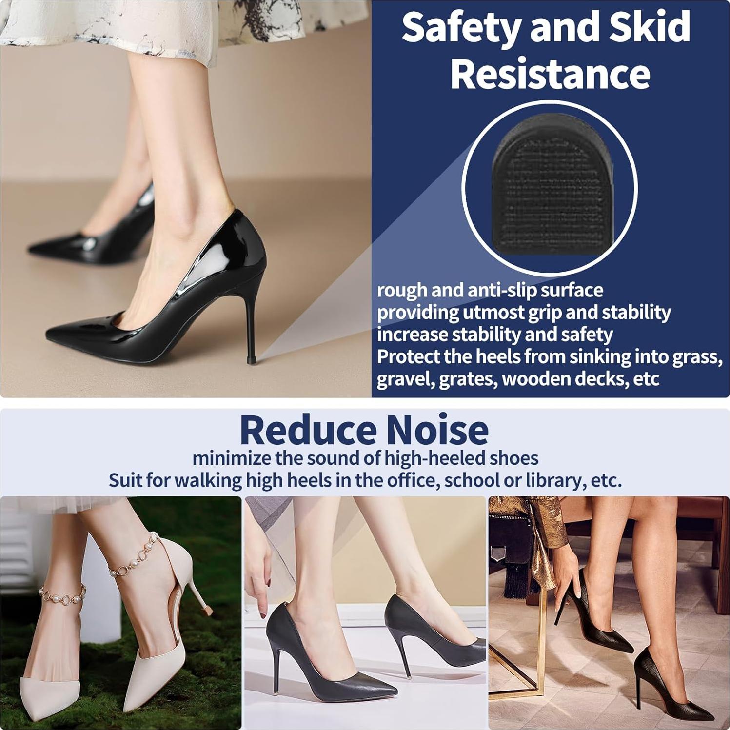 Kit de Reparación de Tacones Altos Waltool 75 Pcs Antideslizante