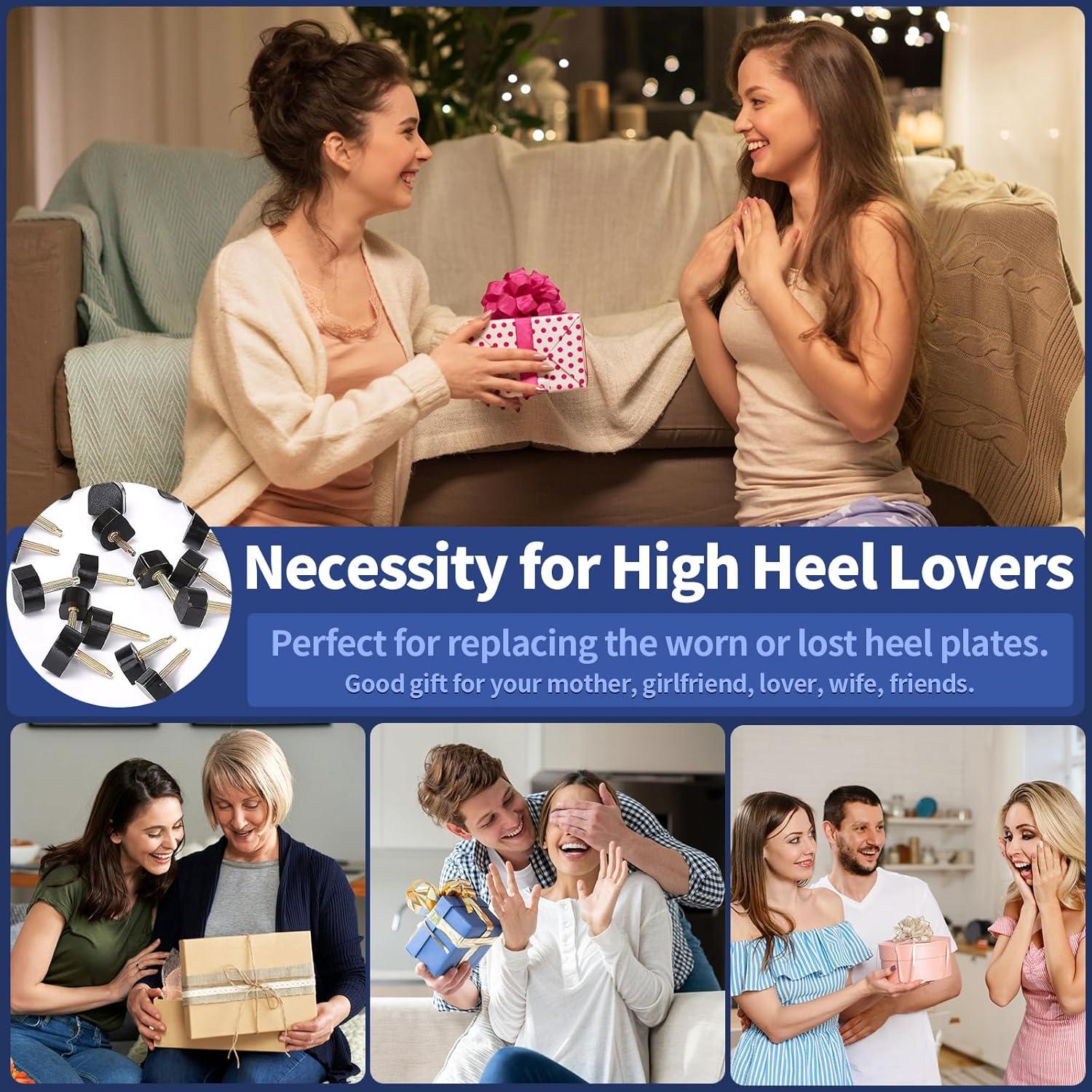 Kit de Reparación de Tacones Altos Waltool 75 Pcs Antideslizante