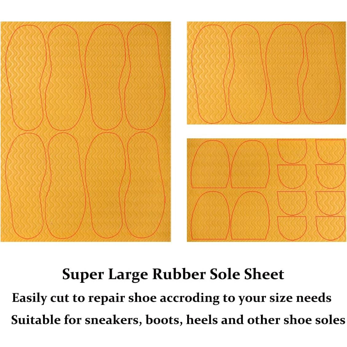 Hoja de Suela de Goma Antideslizante 56x15 cm A-102