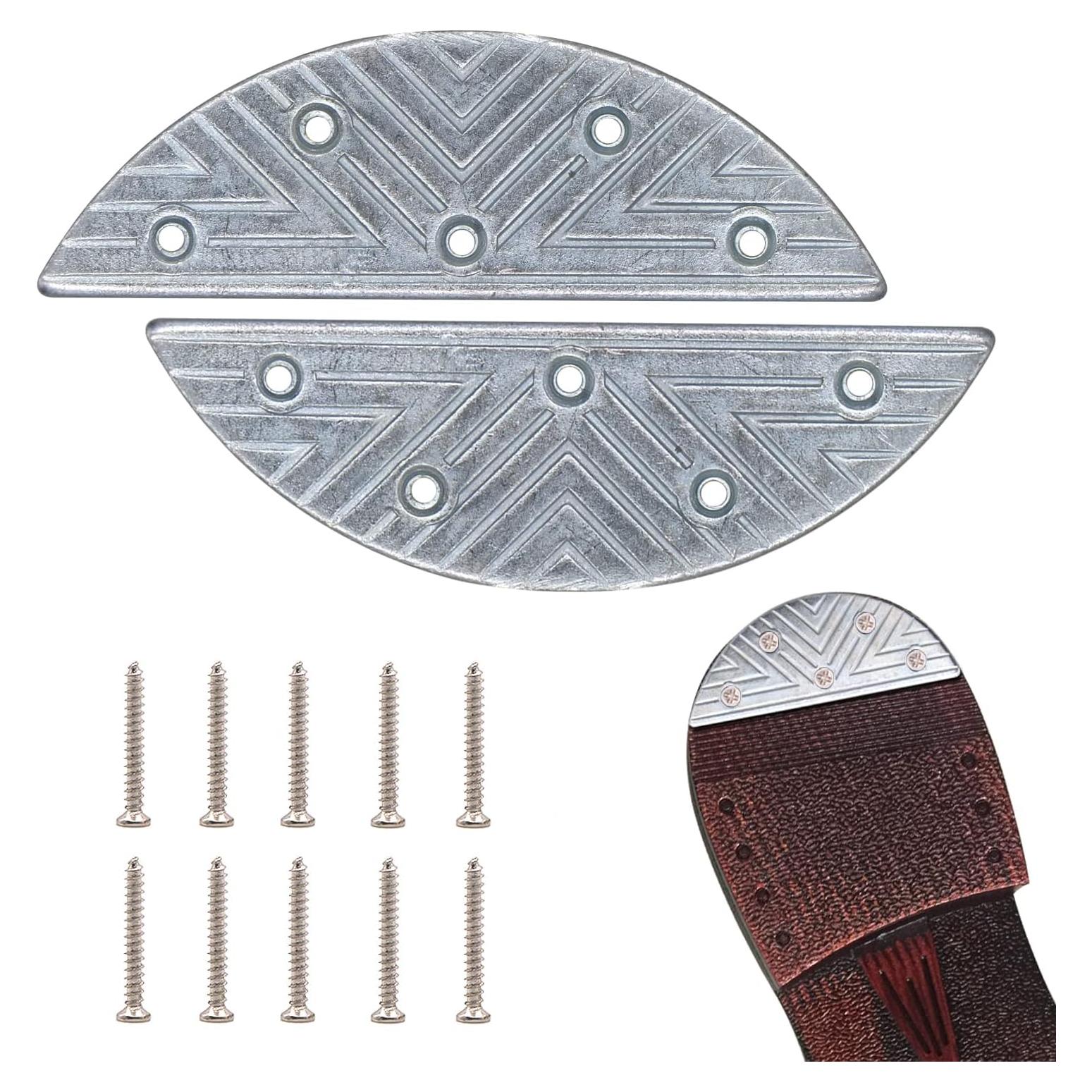 Placas de Talón de Metal MaifuerMall - Kit de Reparación