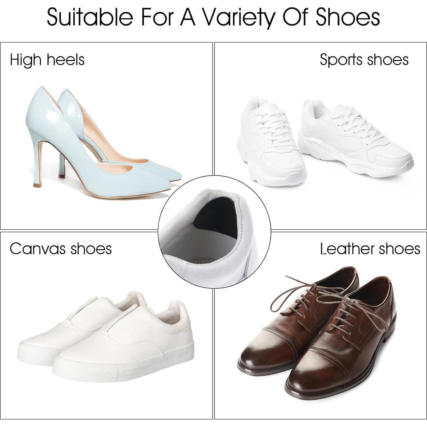 Parches de Reparación de Zapatos Sibba 12 Pcs Negro