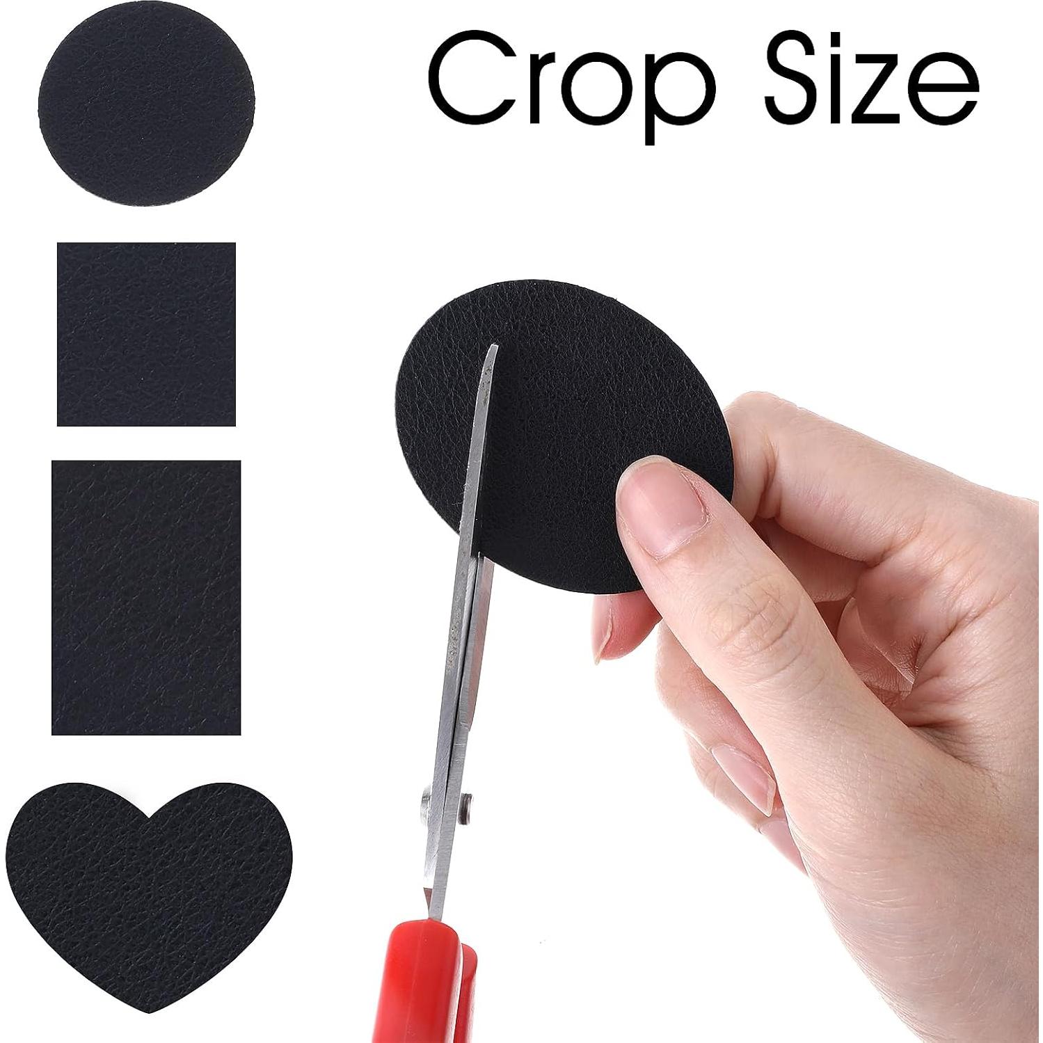 Parches de Reparación de Zapatos Sibba 12 Pcs Negro