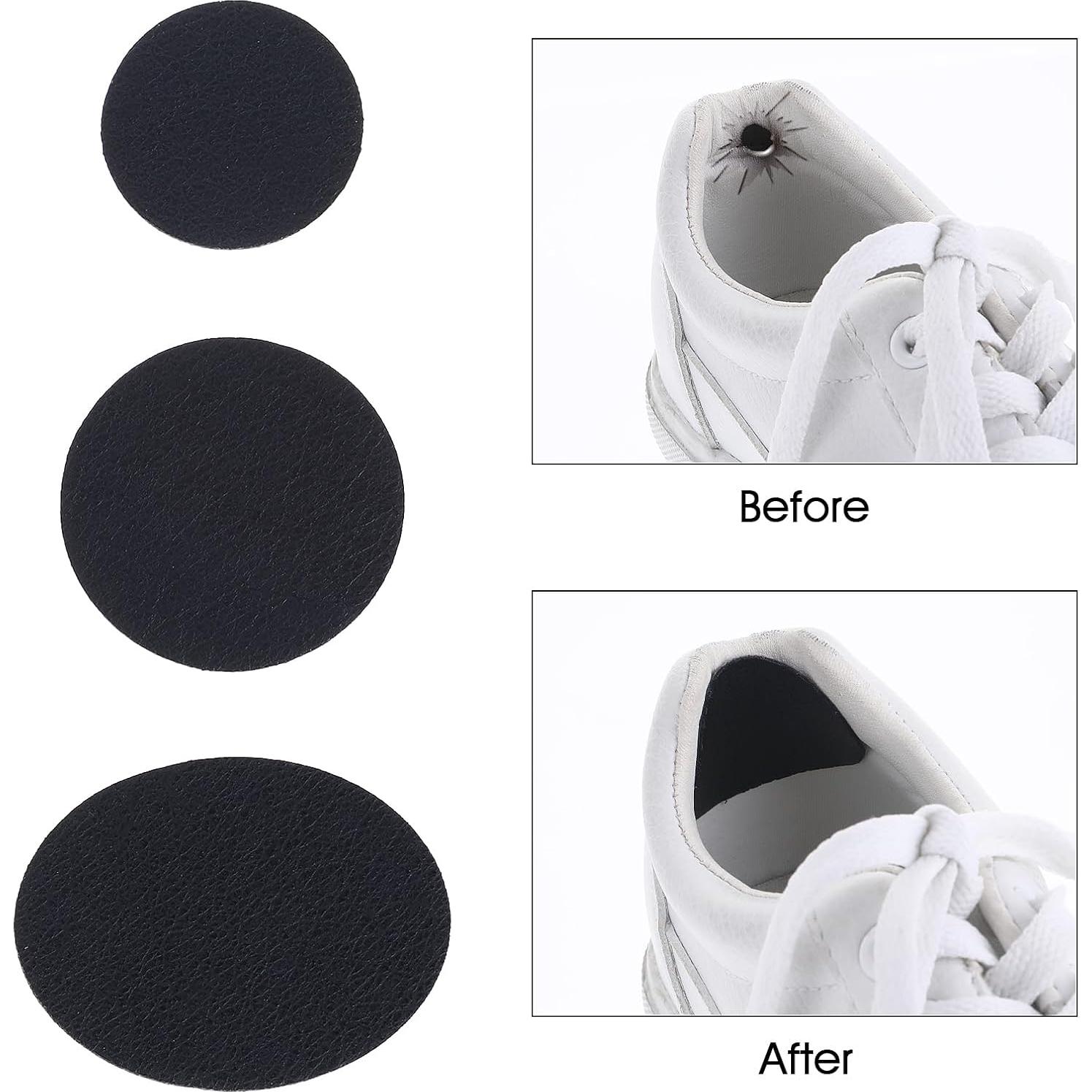 Parches de Reparación de Zapatos Sibba 12 Pcs Negro