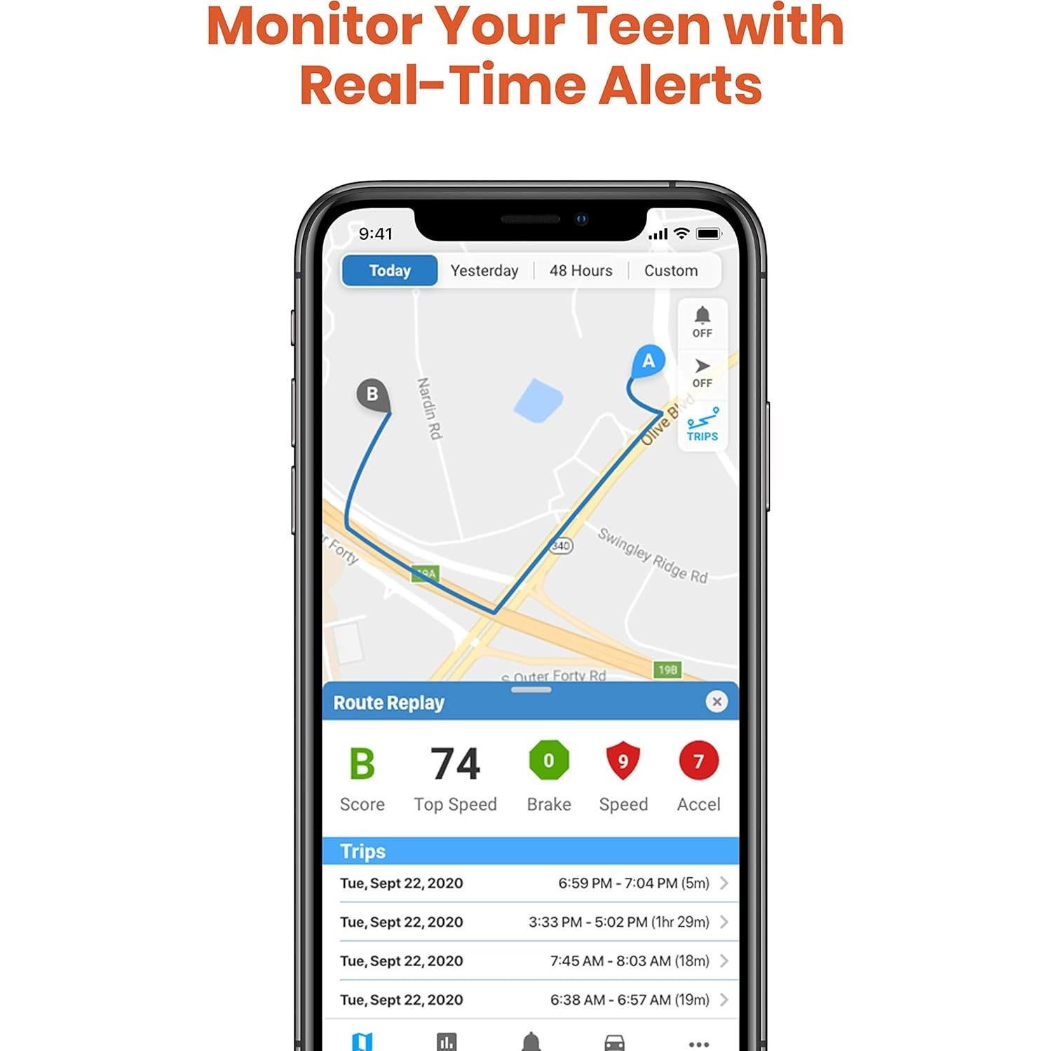 Rastreador GPS MOTOsafety OBD 4G para Vehículos en Tiempo Real