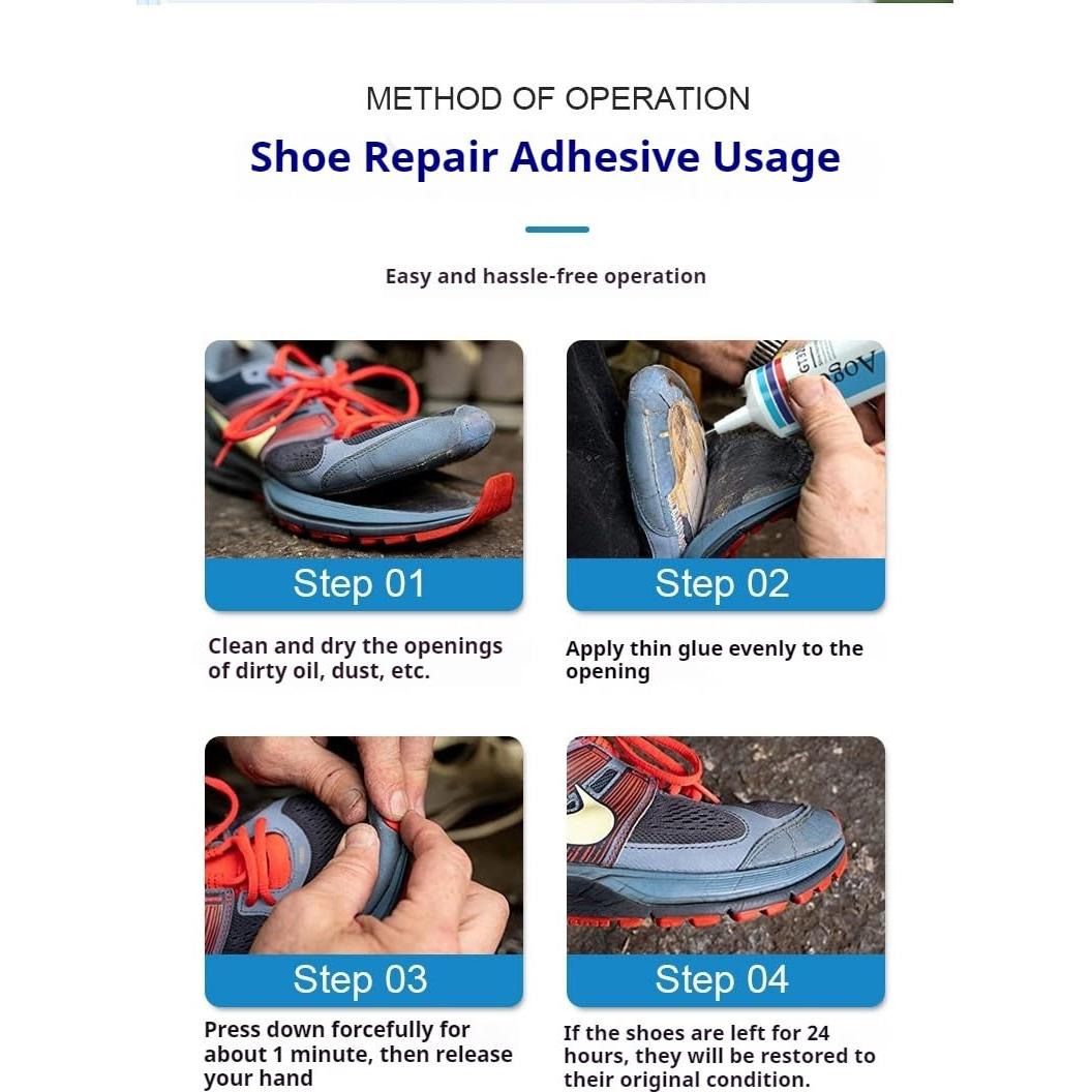 Pegamento de Caucho para Zapatos 60ml - Adhesivo Impermeable