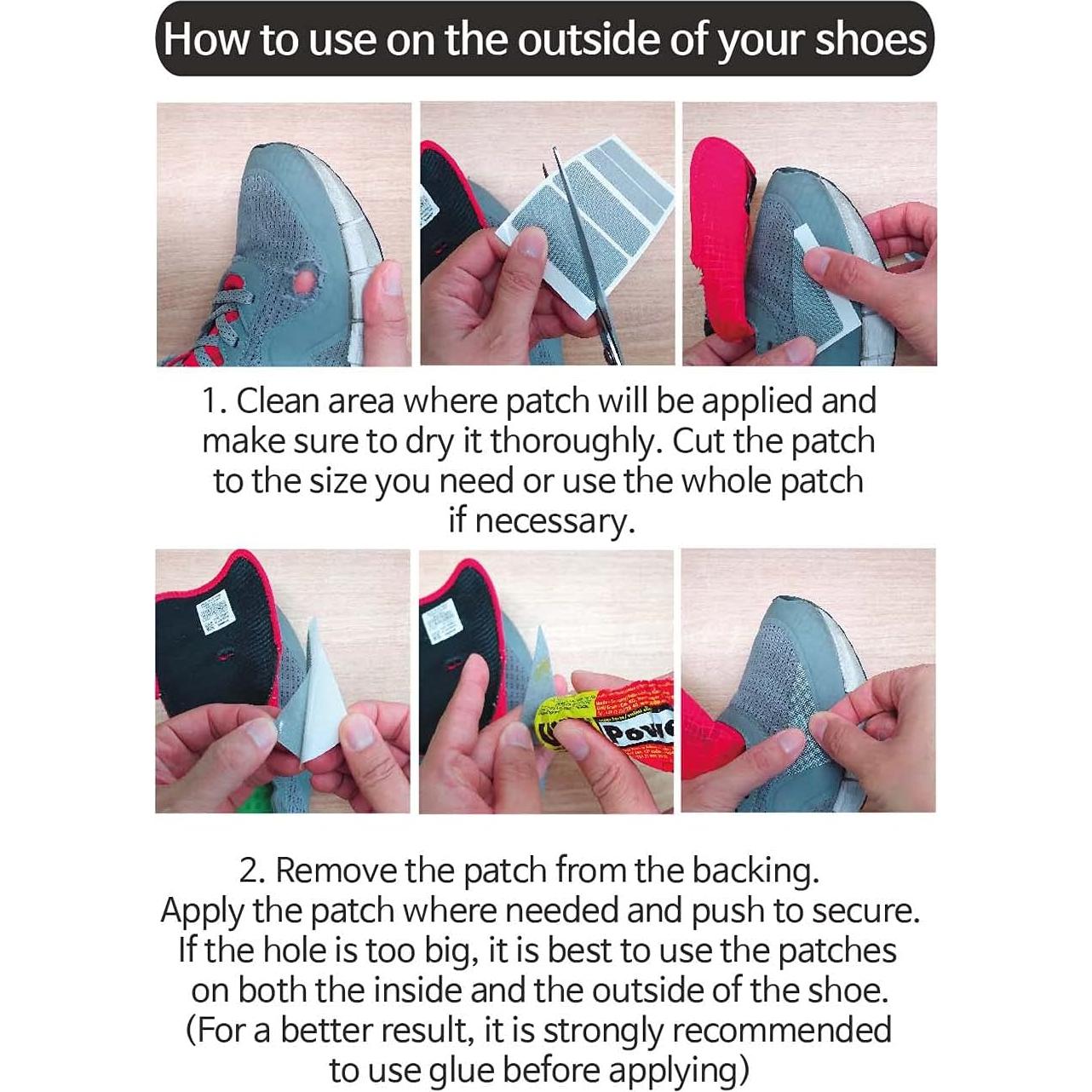 Parche Inserto Antidesgaste para Zapatos Nomorhols Negro