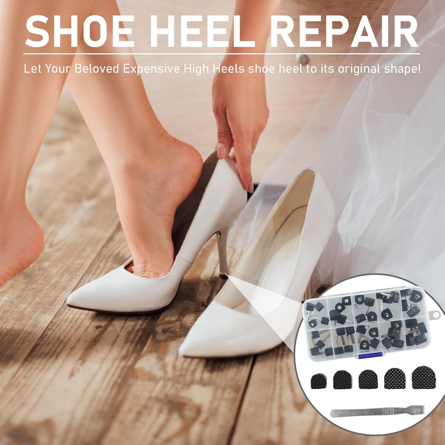 20 Pares de Tapas para Tacones Altos Mujeres - Kit Reparación