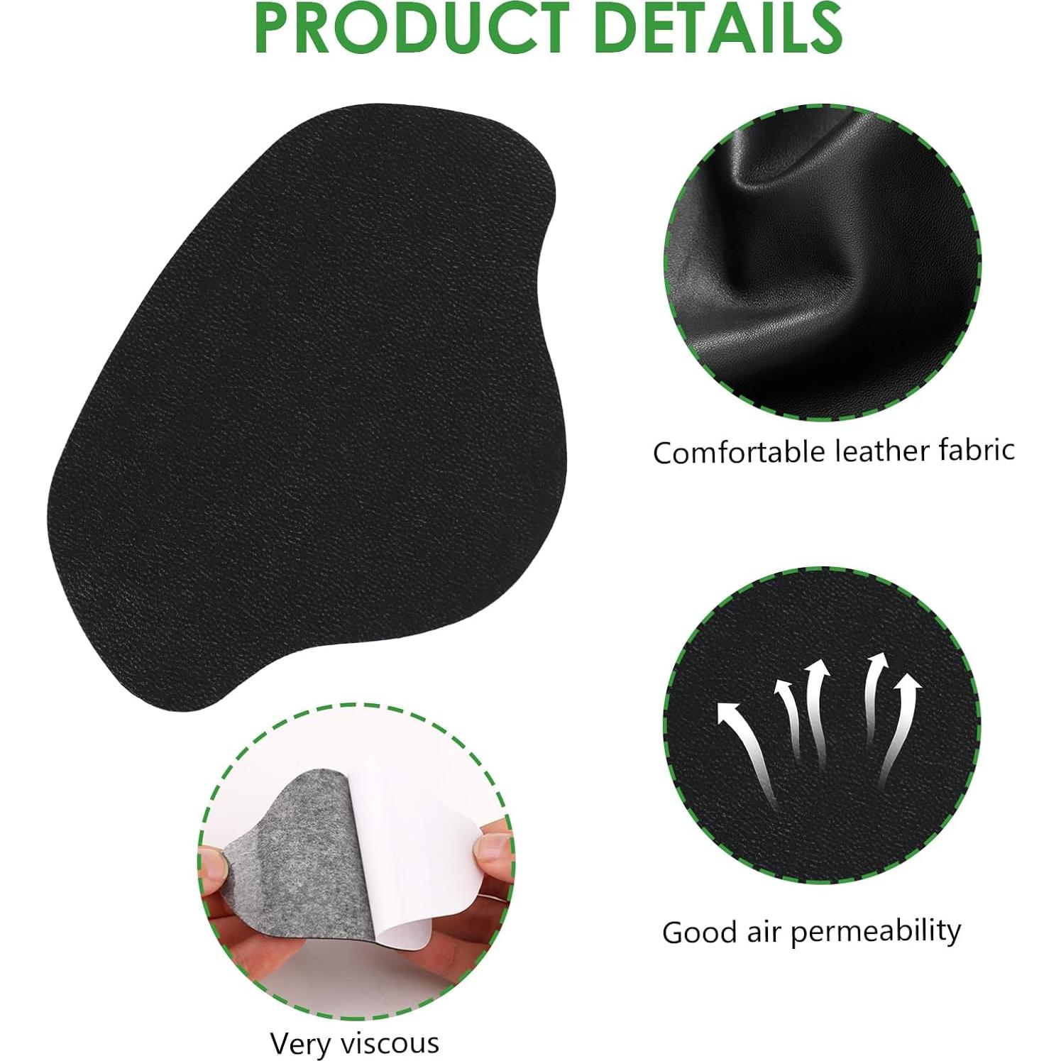 Kit de Parches de Reparación de Talón de Zapato Yenblow 12 Pcs