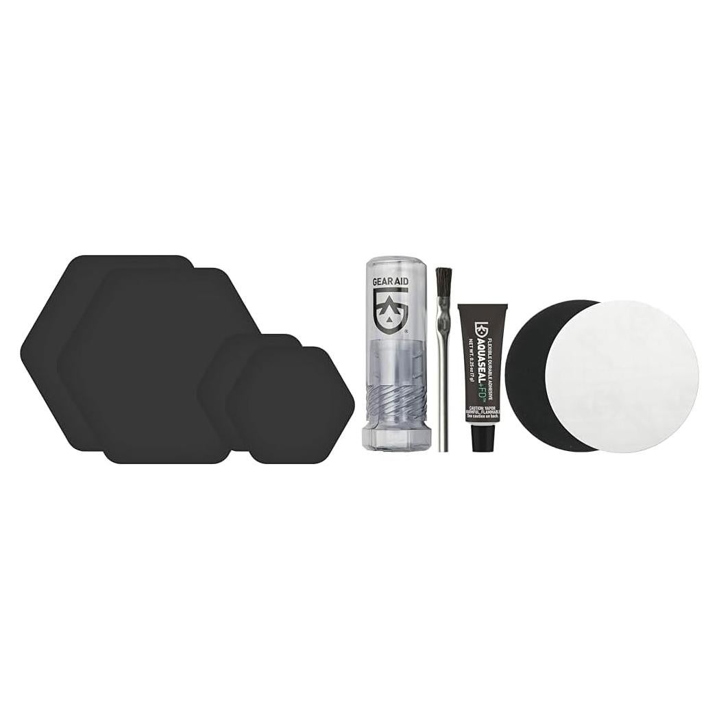 Parche de Cinta Tenaz GEAR AID 3" Redondo y Hexagonal