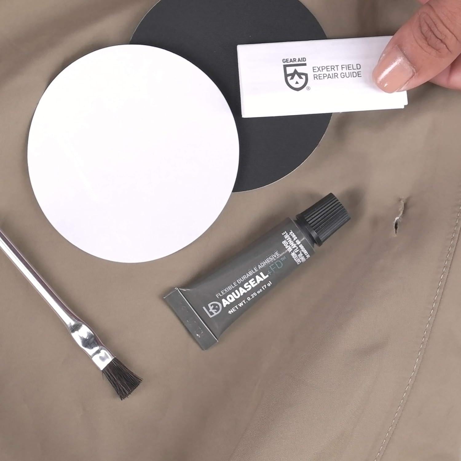 Parche de Cinta Tenaz GEAR AID 3" Redondo y Hexagonal