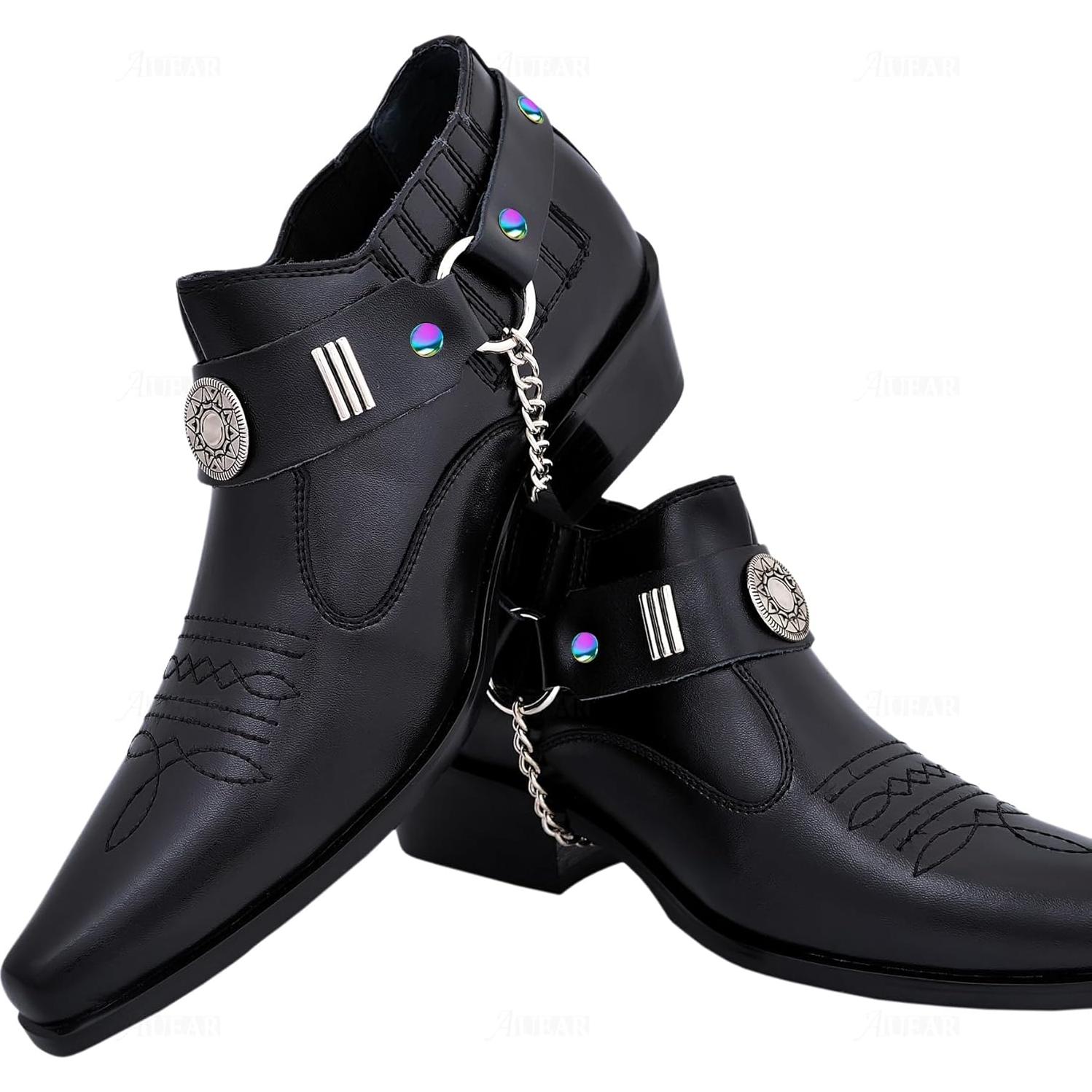 30 Remaches de Cuero Doble Cabeza Arcoíris AUEAR 8mm