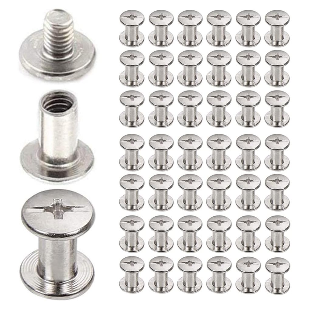 30 Tornillos Chicago Acero Inoxidable 5x20mm Megoto DIY