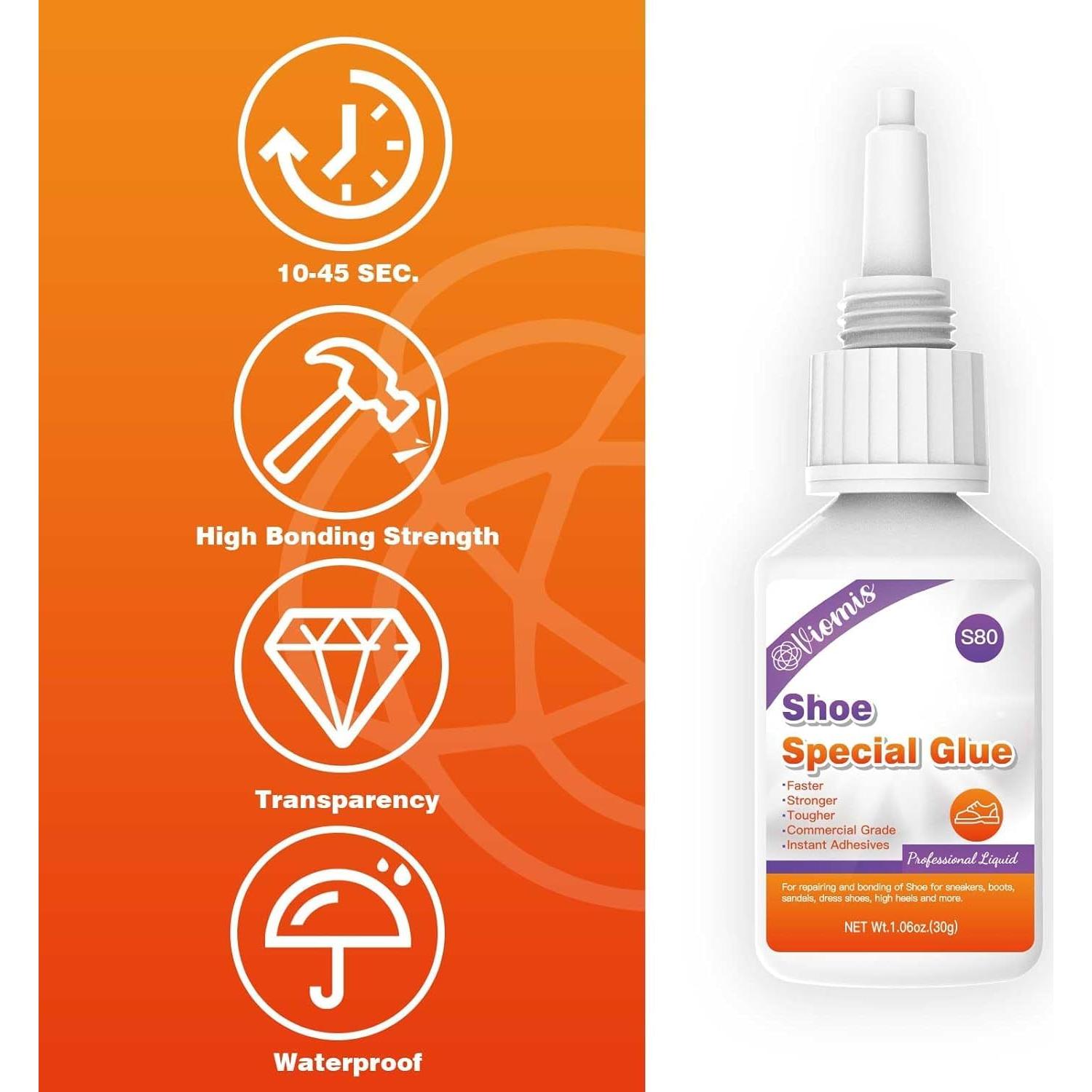 Pegamento para Zapatos Viomis 30g - Adhesivo Impermeable Rápido
