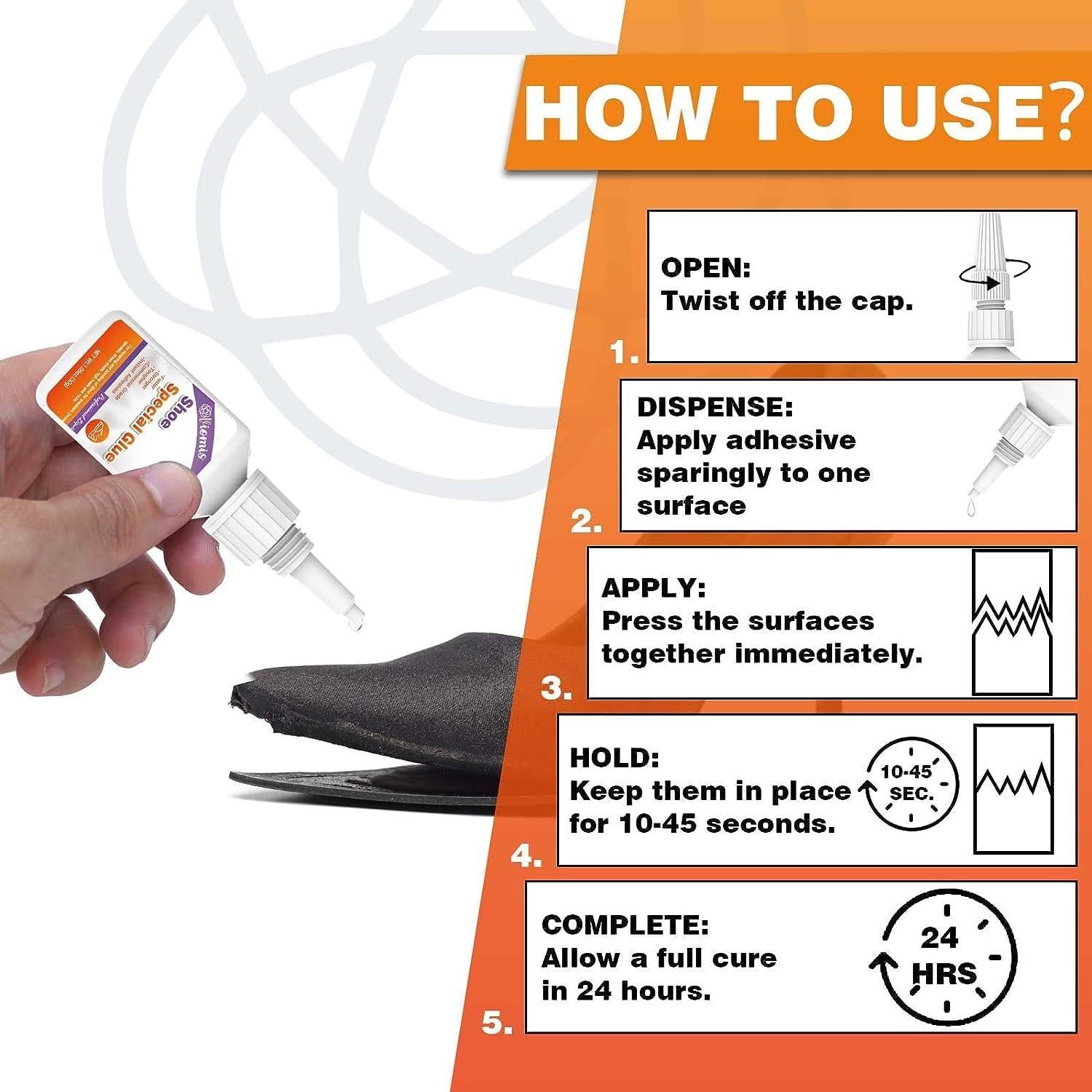 Pegamento para Zapatos Viomis 30g - Adhesivo Impermeable Rápido