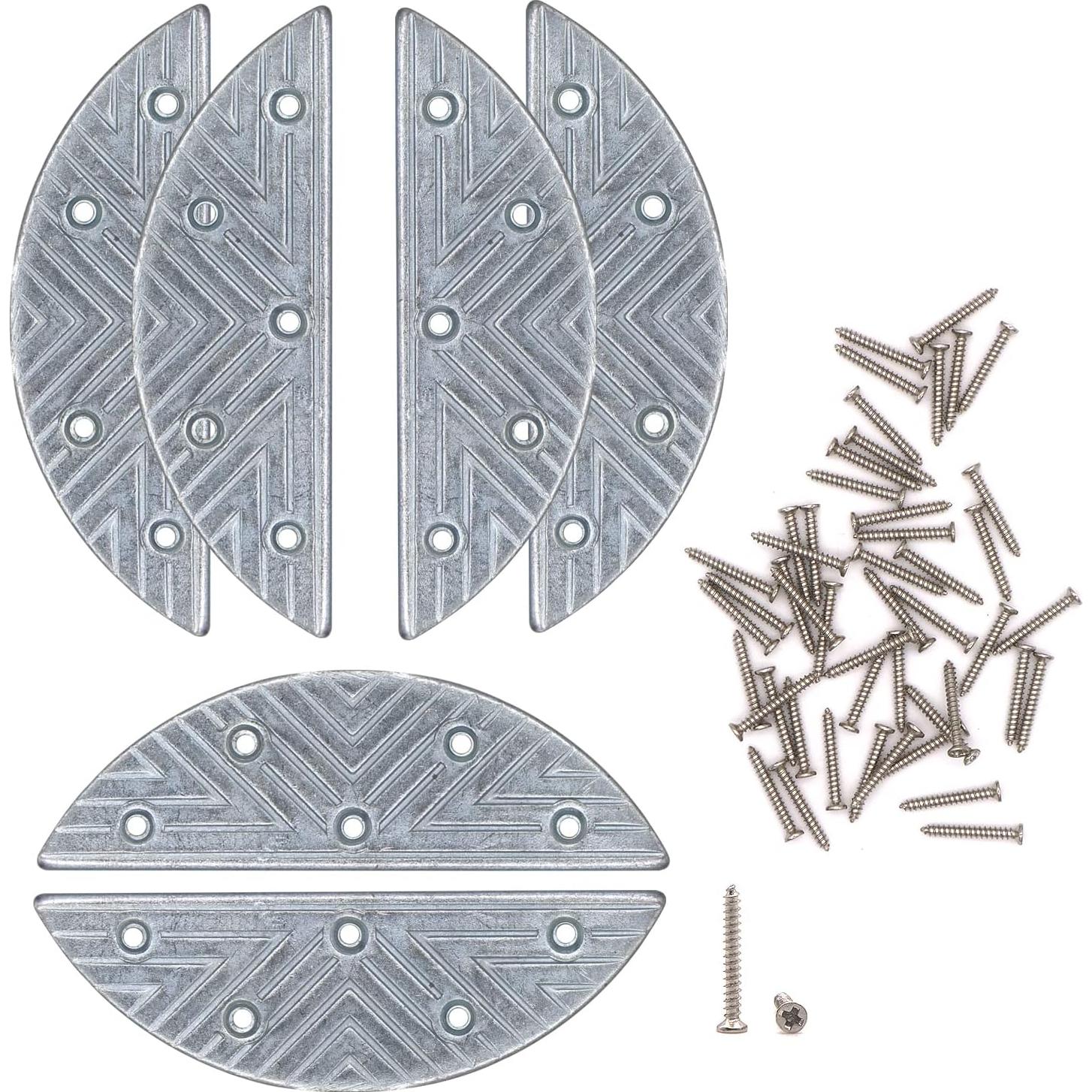Kit de Reparación de Suela Placas de Talón Metal 3 Paquetes