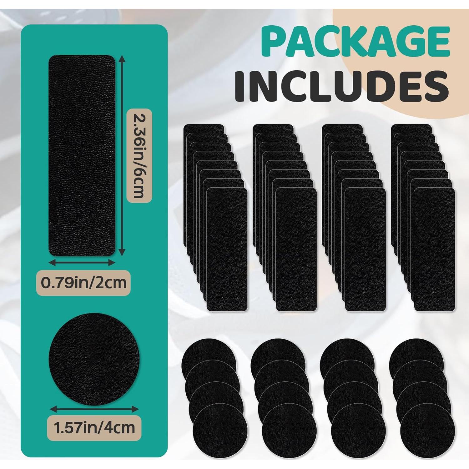 48 Piezas Parche Autoadhesivo para Zapatos - Reparación Agujeros