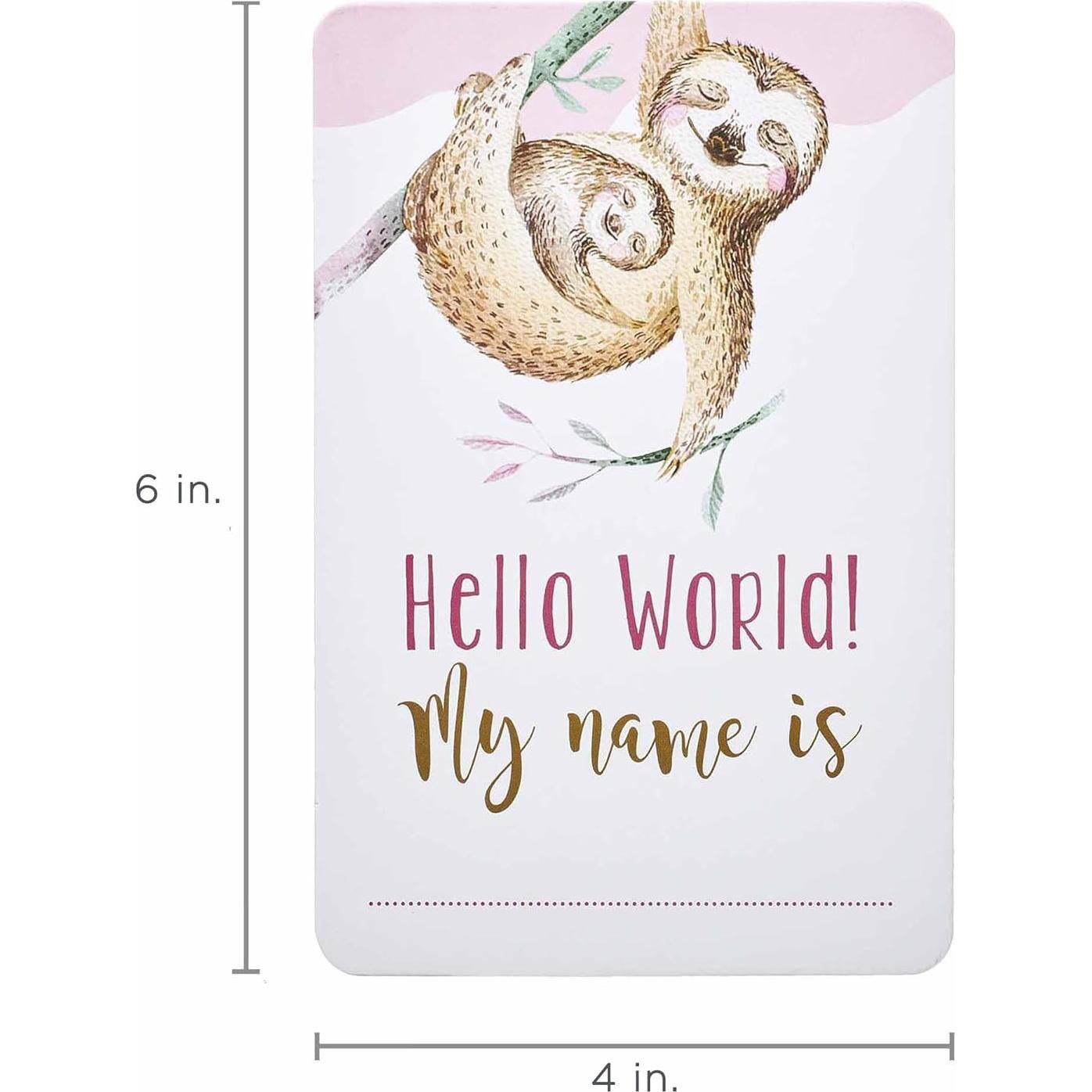 Tarjetas de Hitos para Bebé Niña Christian Art Gifts - 24 Piezas