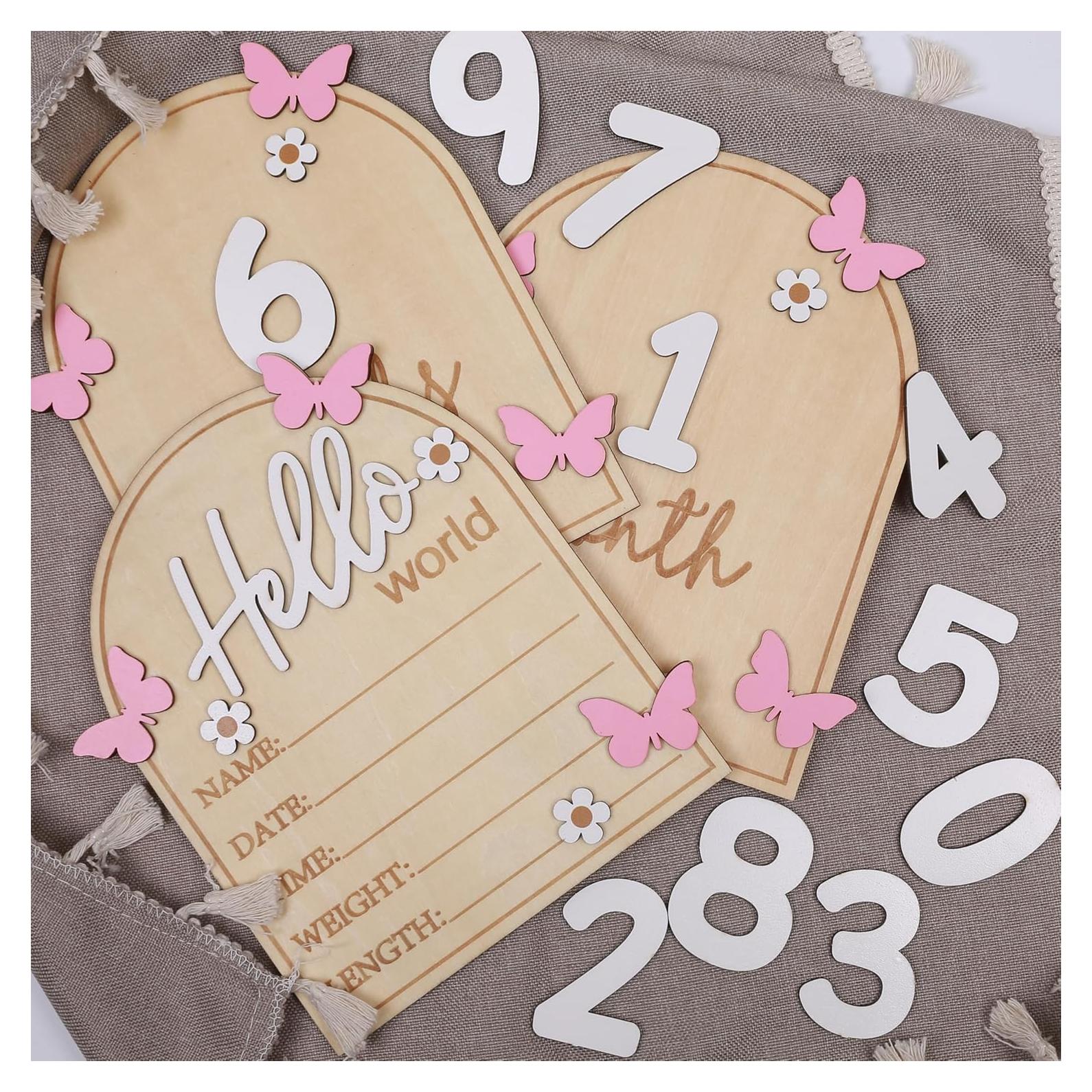 Tablero de Hitos Mensuales HJKlove Mariposa Rosa 3D