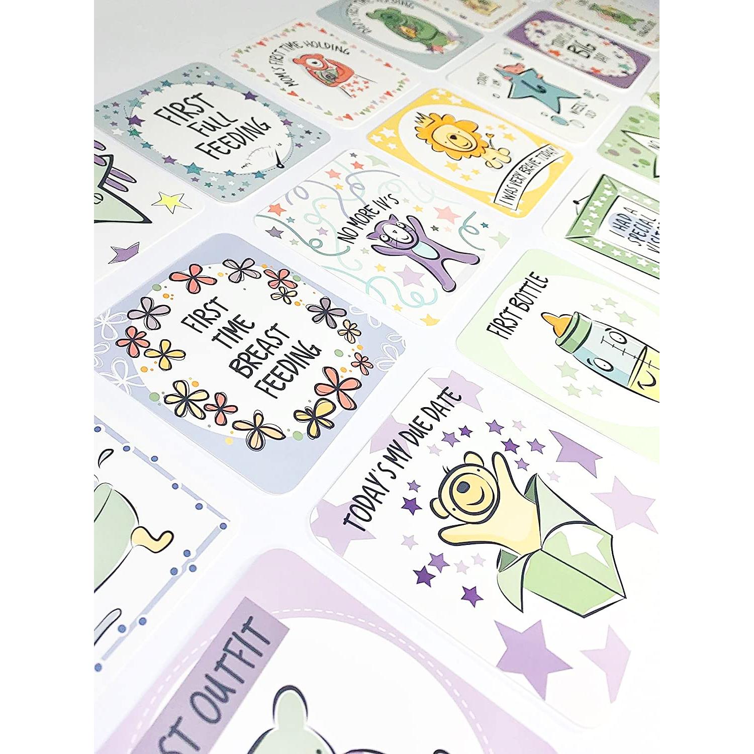 Tarjetas de Fotos de Hitos NICU Every Tiny Thing - 50 Tarjetas