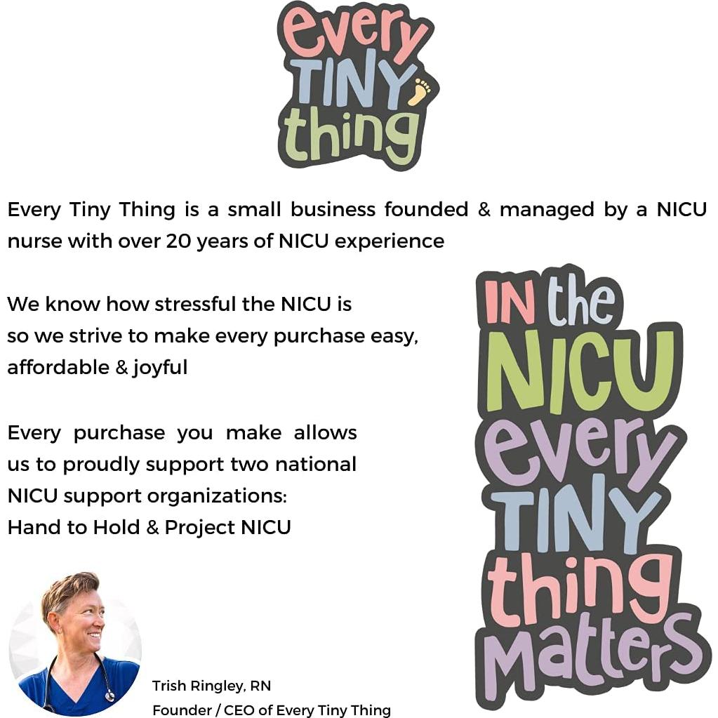 Tarjetas de Fotos de Hitos NICU Every Tiny Thing - 50 Tarjetas