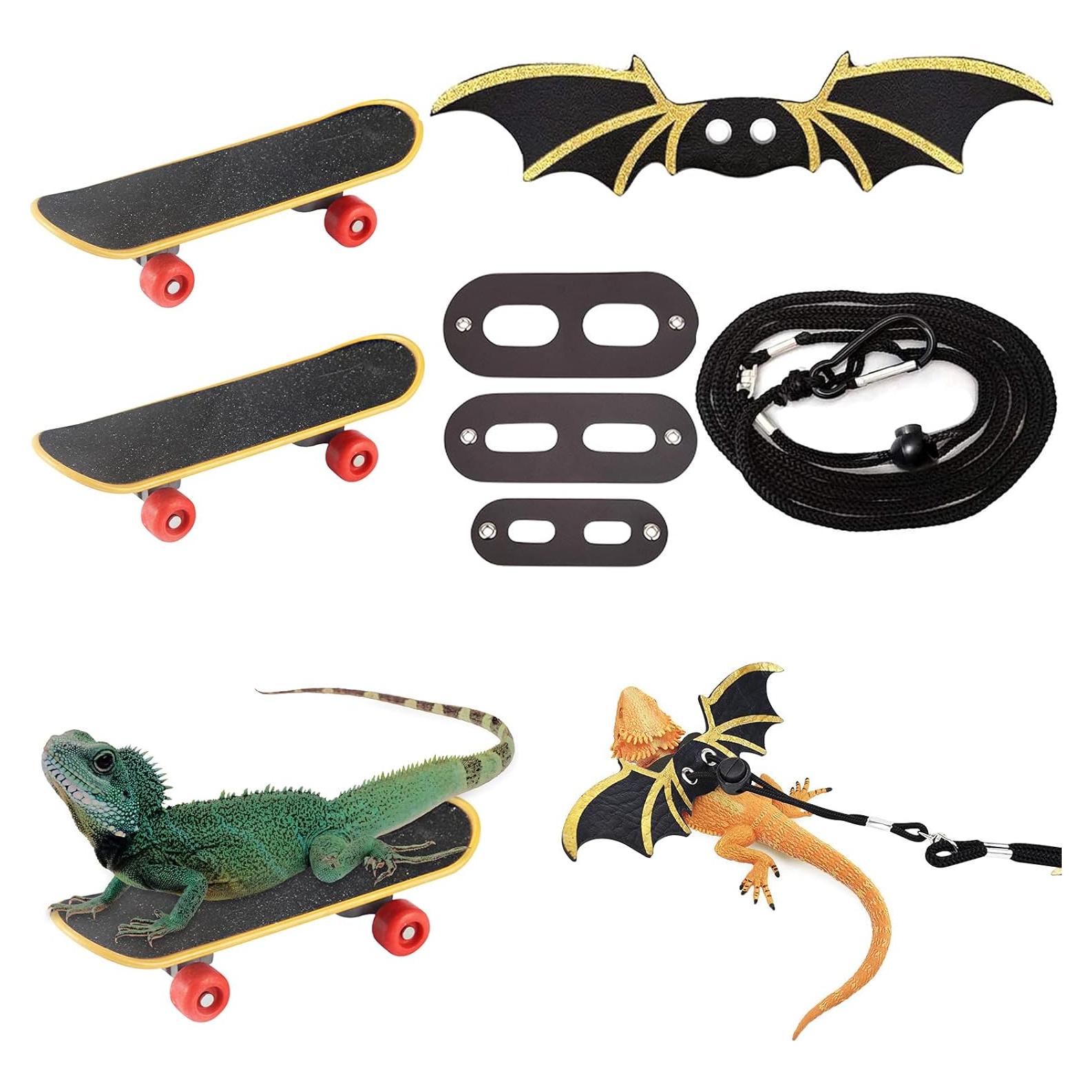 Juego de Arnés y Correa para Dragón Barbudo Worutuk - Ajustable S/M/L