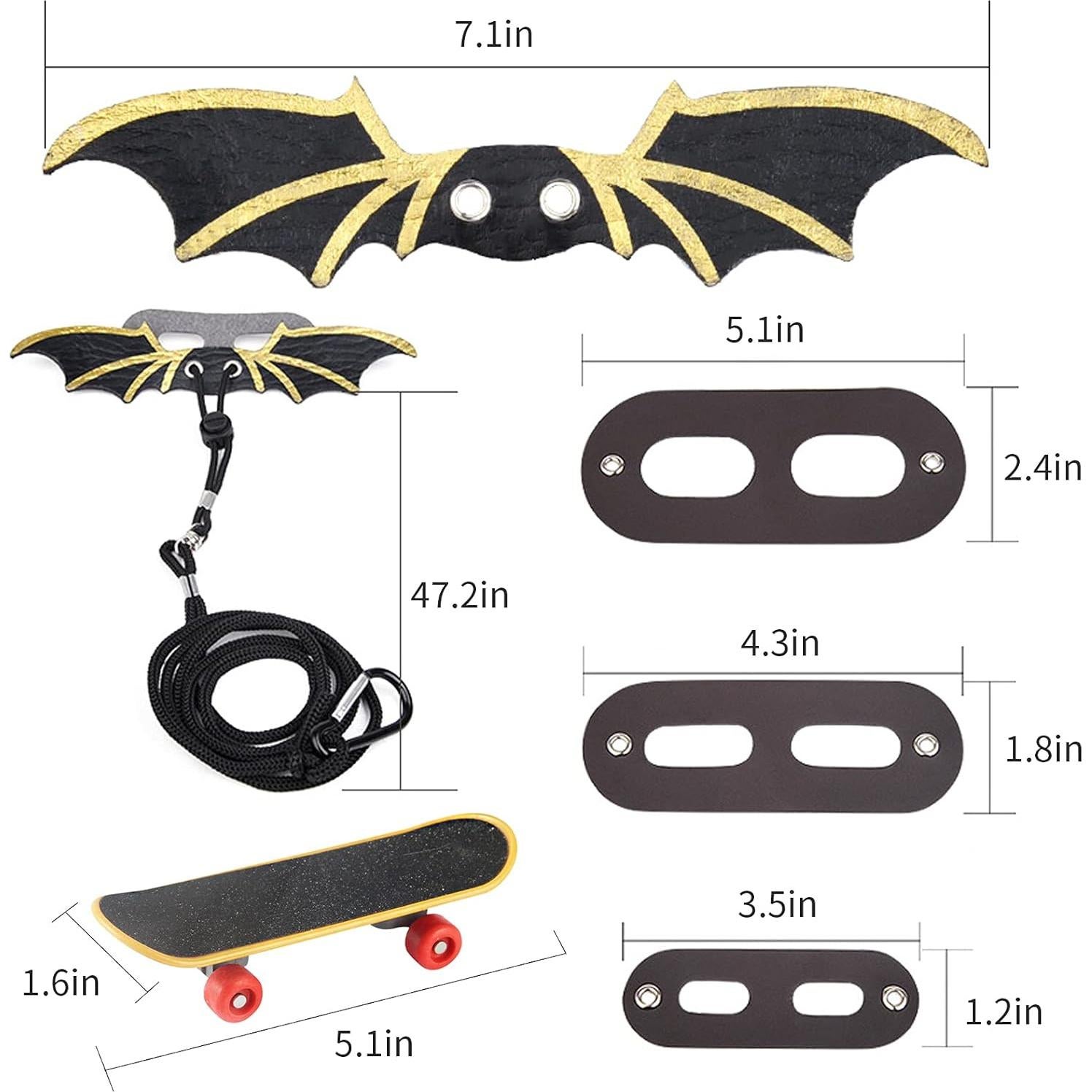 Juego de Arnés y Correa para Dragón Barbudo Worutuk - Ajustable S/M/L