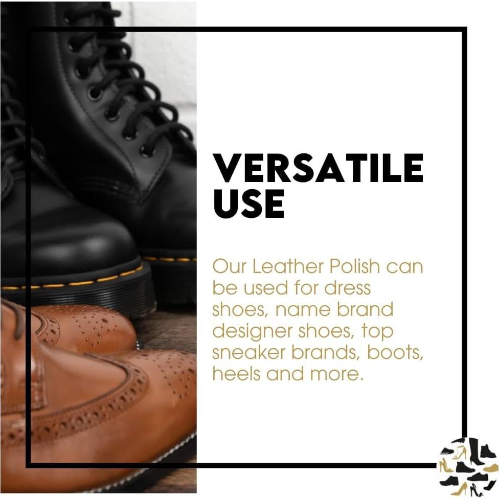 Pulimento de Cuero Shoe Clinic 96g - Neutro, Negro, Marrón, Burdeos