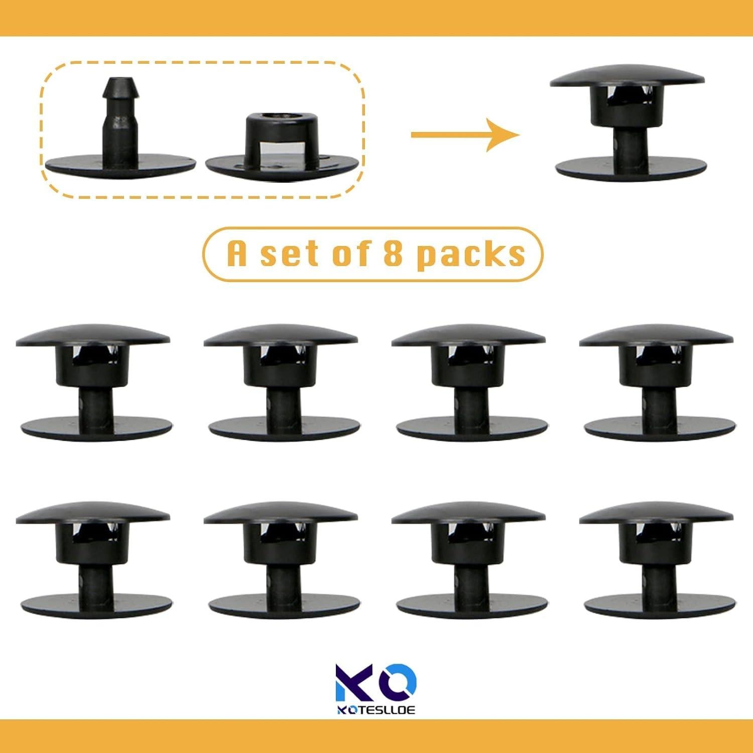 Remaches de Reemplazo KOTESLLOE para Crocs - 8 Piezas