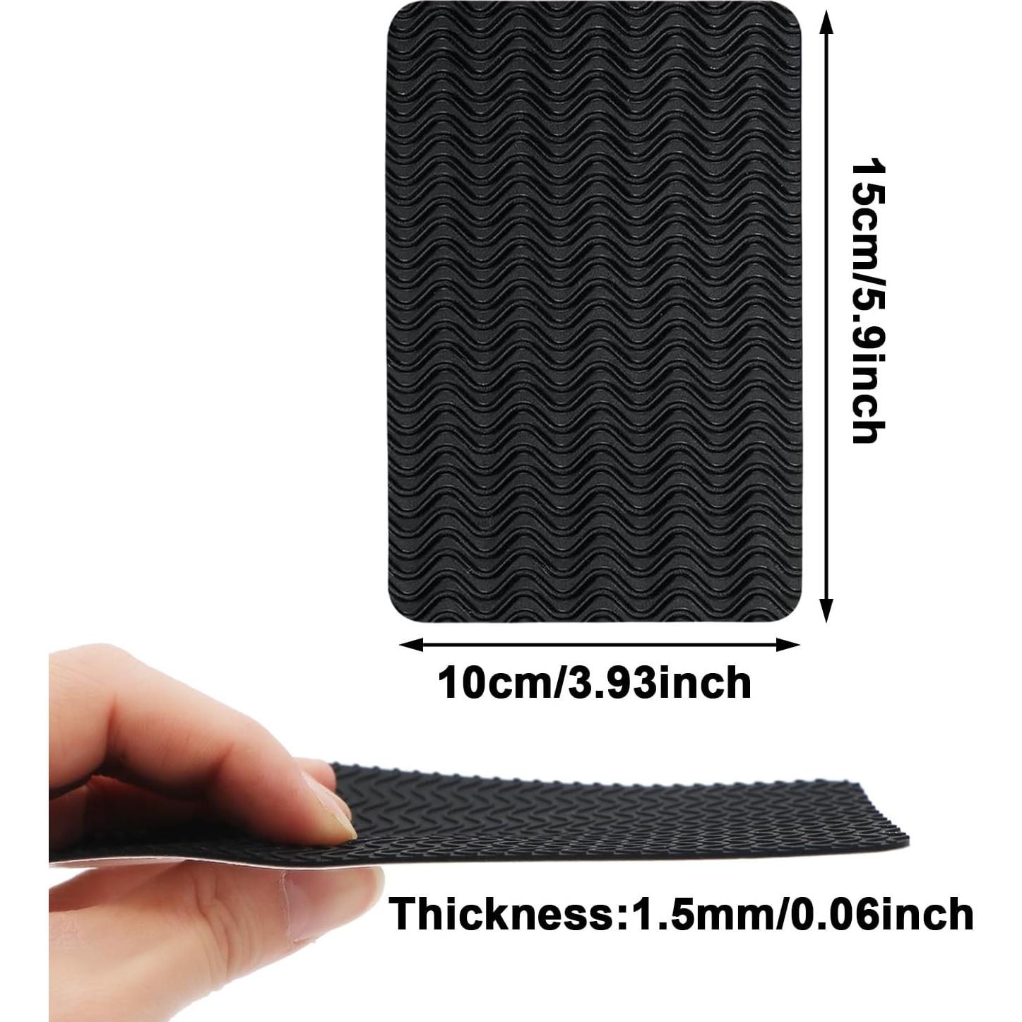 Protectores de Suela de Zapato MaifuerMall 10x15cm Goma Antideslizante