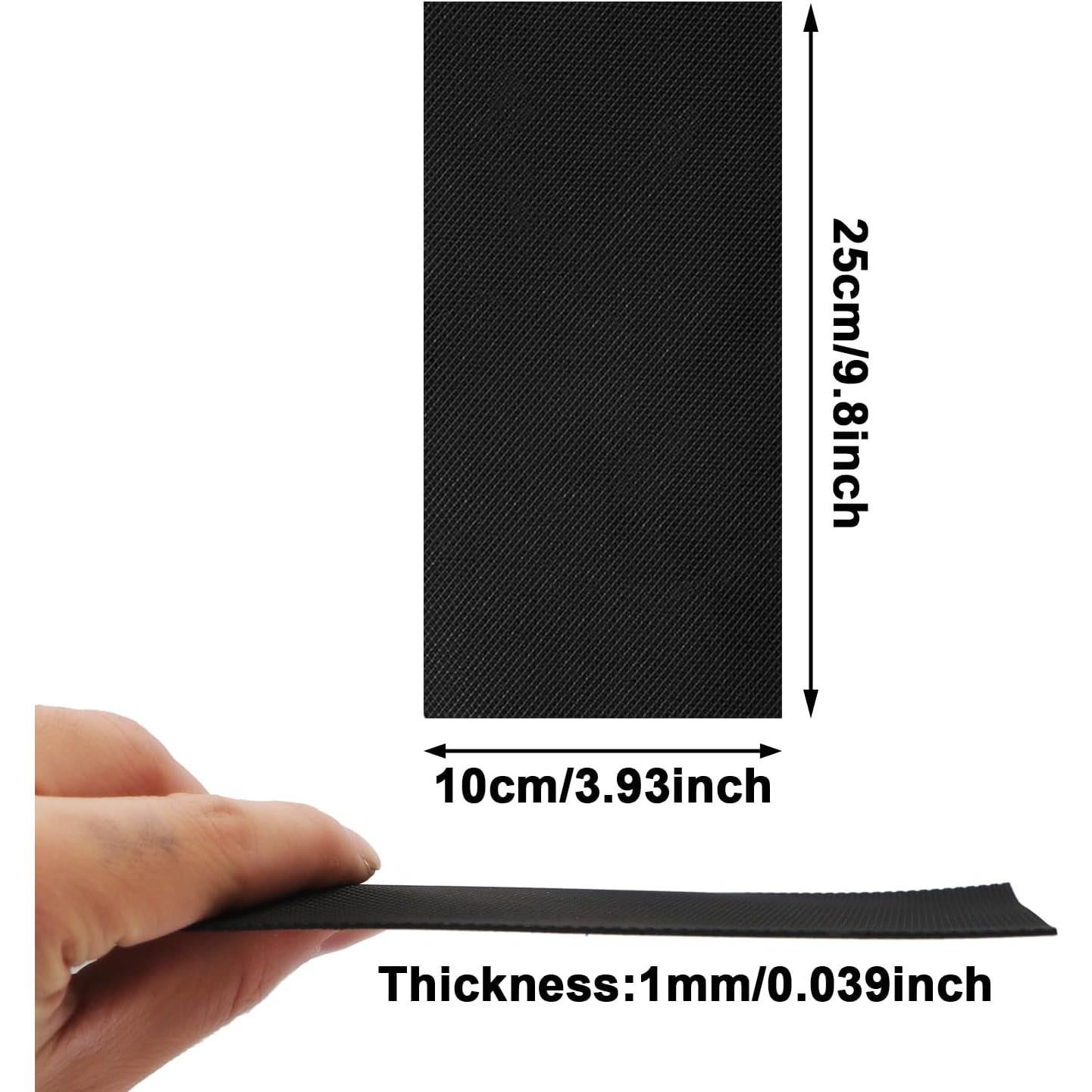 Protectores de Suela de Zapato 6 Pcs Goma Antideslizante 10x25cm