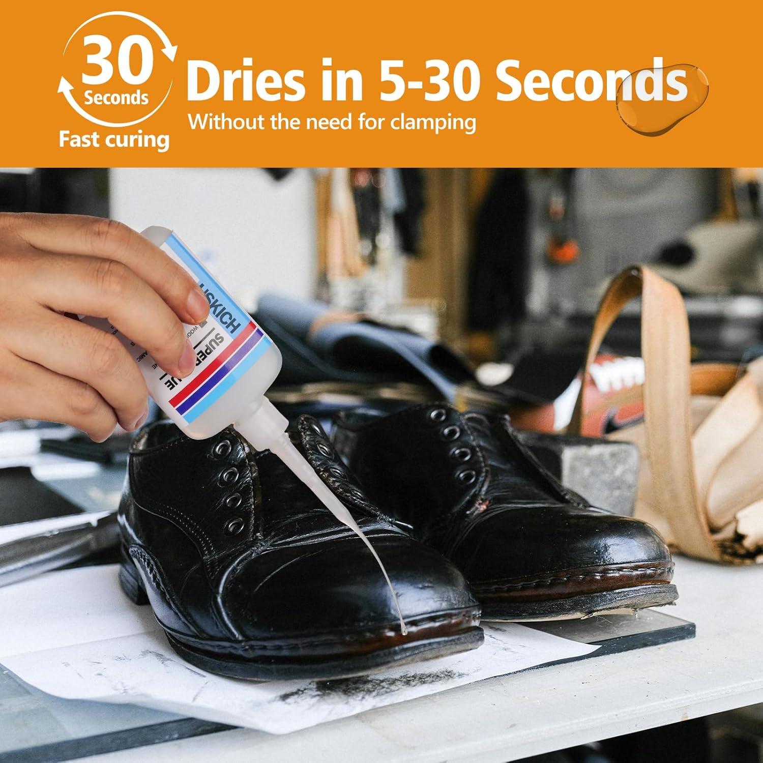 Super Glue para Zapatos USKICH 6 x 29.57 ml - Adhesivo Rápido