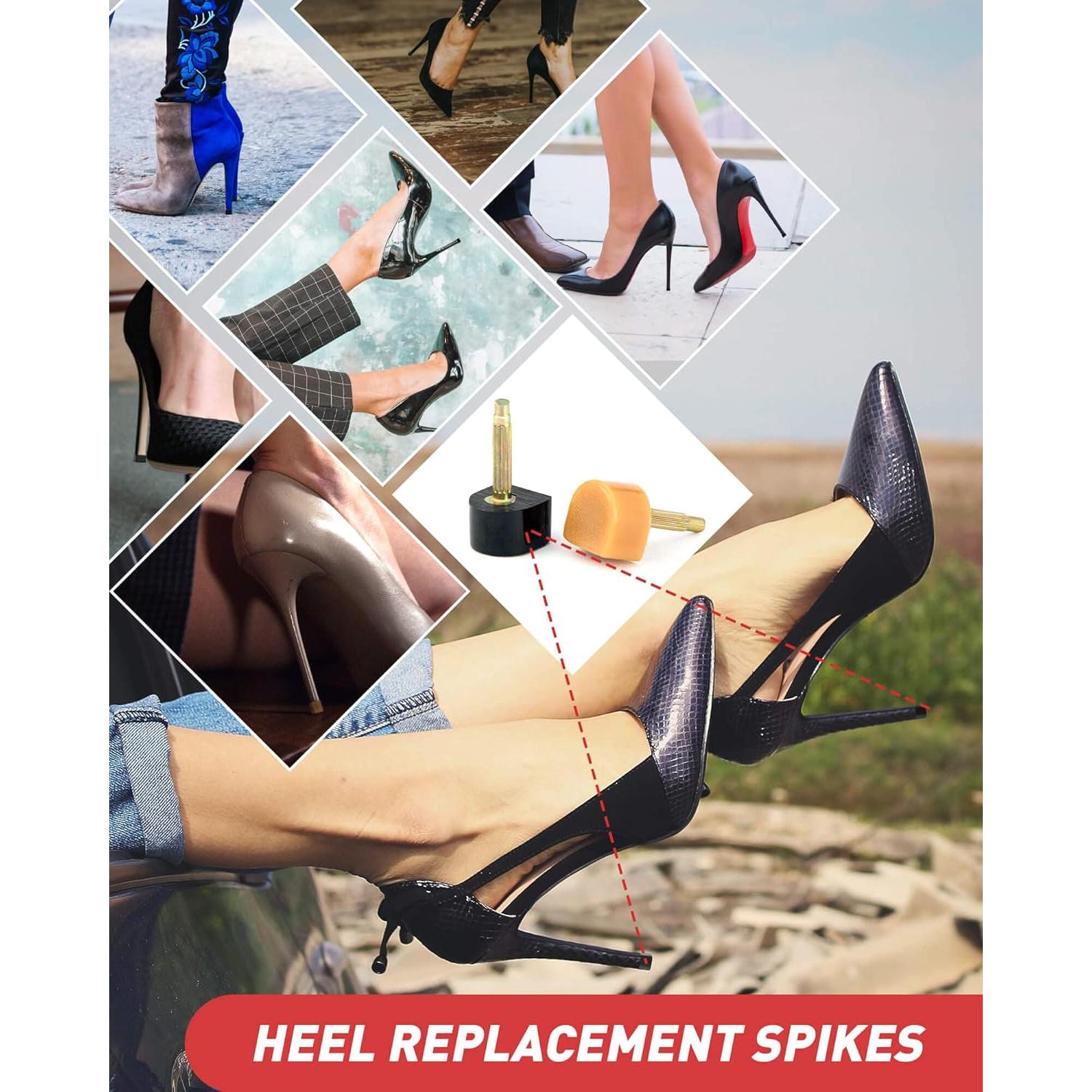 Kit de Reemplazo de Puntas de Tacón TRIZILLA 24 Pairs