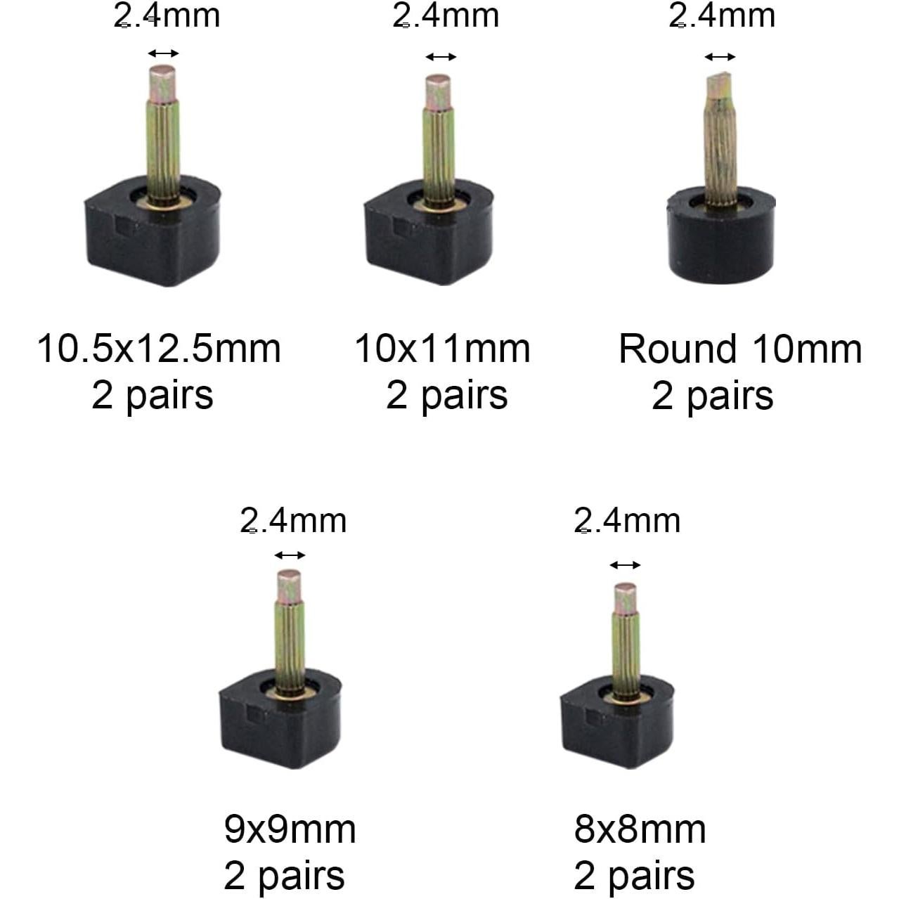 20 Pares de Puntas de Reemplazo Tacón Alto Tutuxio - 5 Tamaños