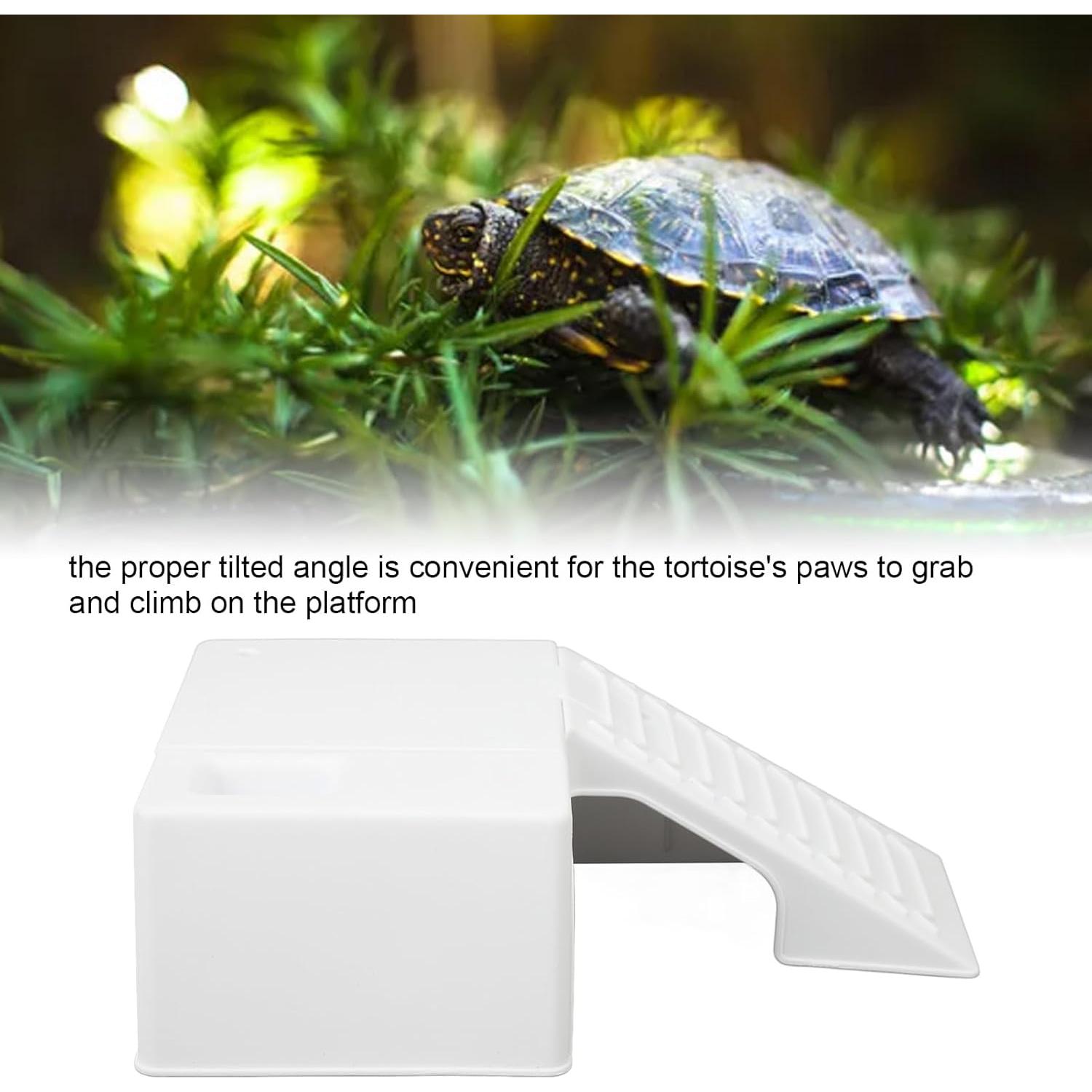 Plataforma de Sol para Tortugas JOROBURO 21cm Plástico Grueso