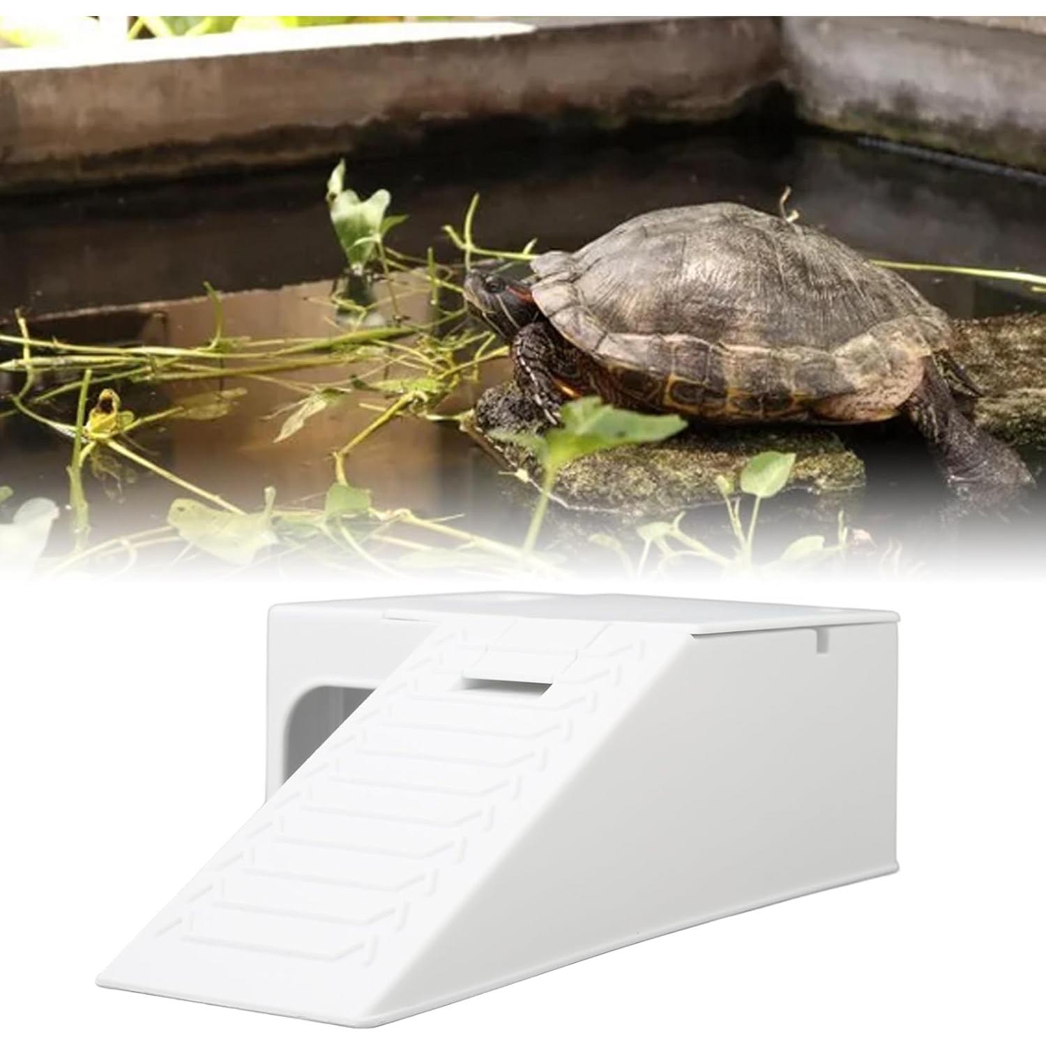Plataforma de Sol para Tortugas JOROBURO 21cm Plástico Grueso