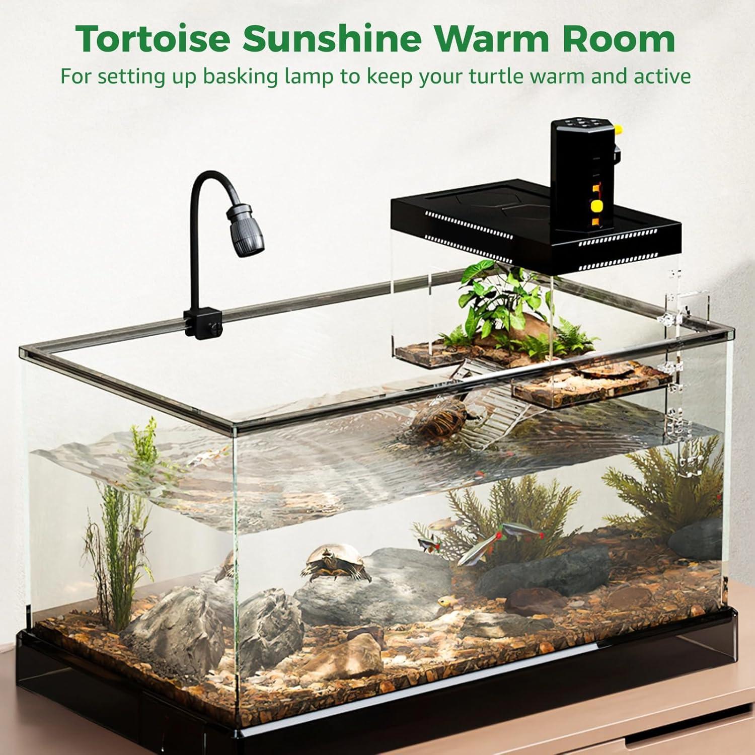 Plataforma Elevada para Tortugas Homaisson - Medio, Transparente