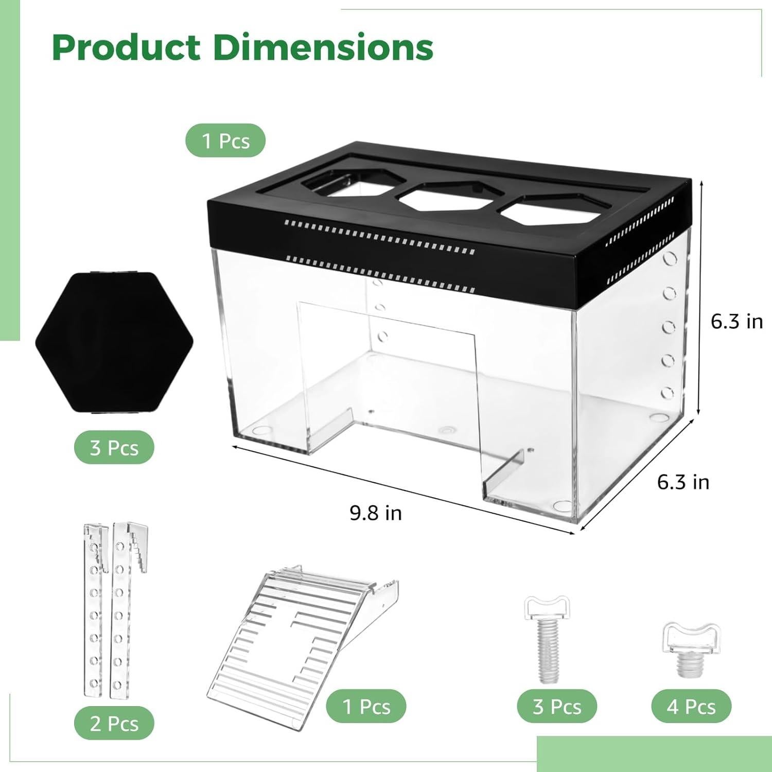 Plataforma Elevada para Tortugas Homaisson - Medio, Transparente
