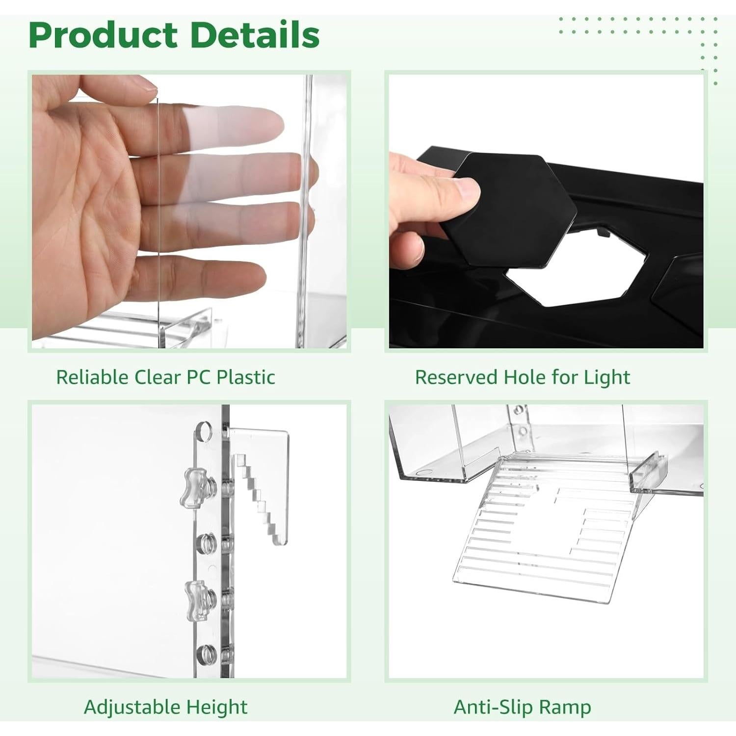 Plataforma Elevada para Tortugas Homaisson - Medio, Transparente