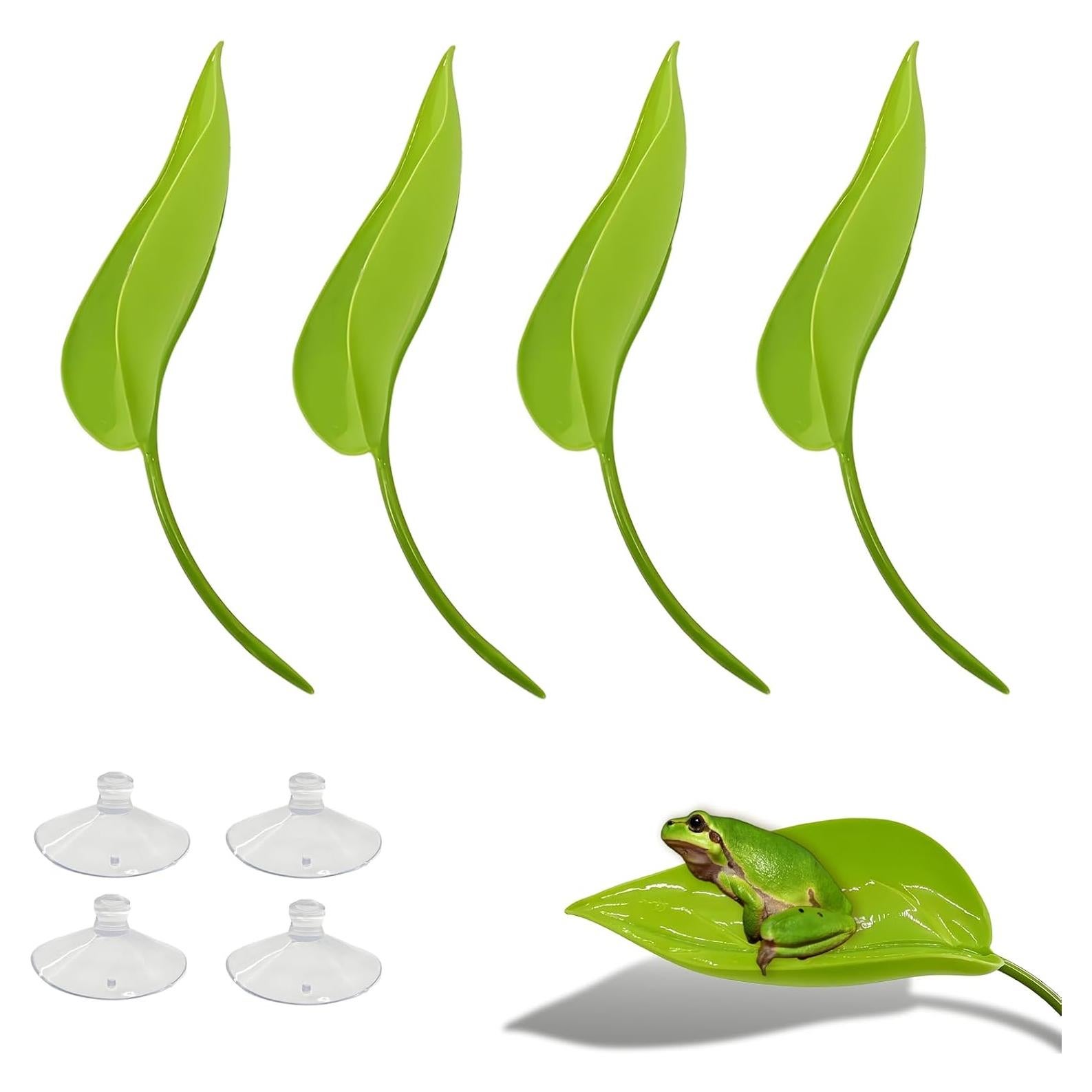 Juego de Plataforma para Tortugas HISAKYST 4PCS Verde