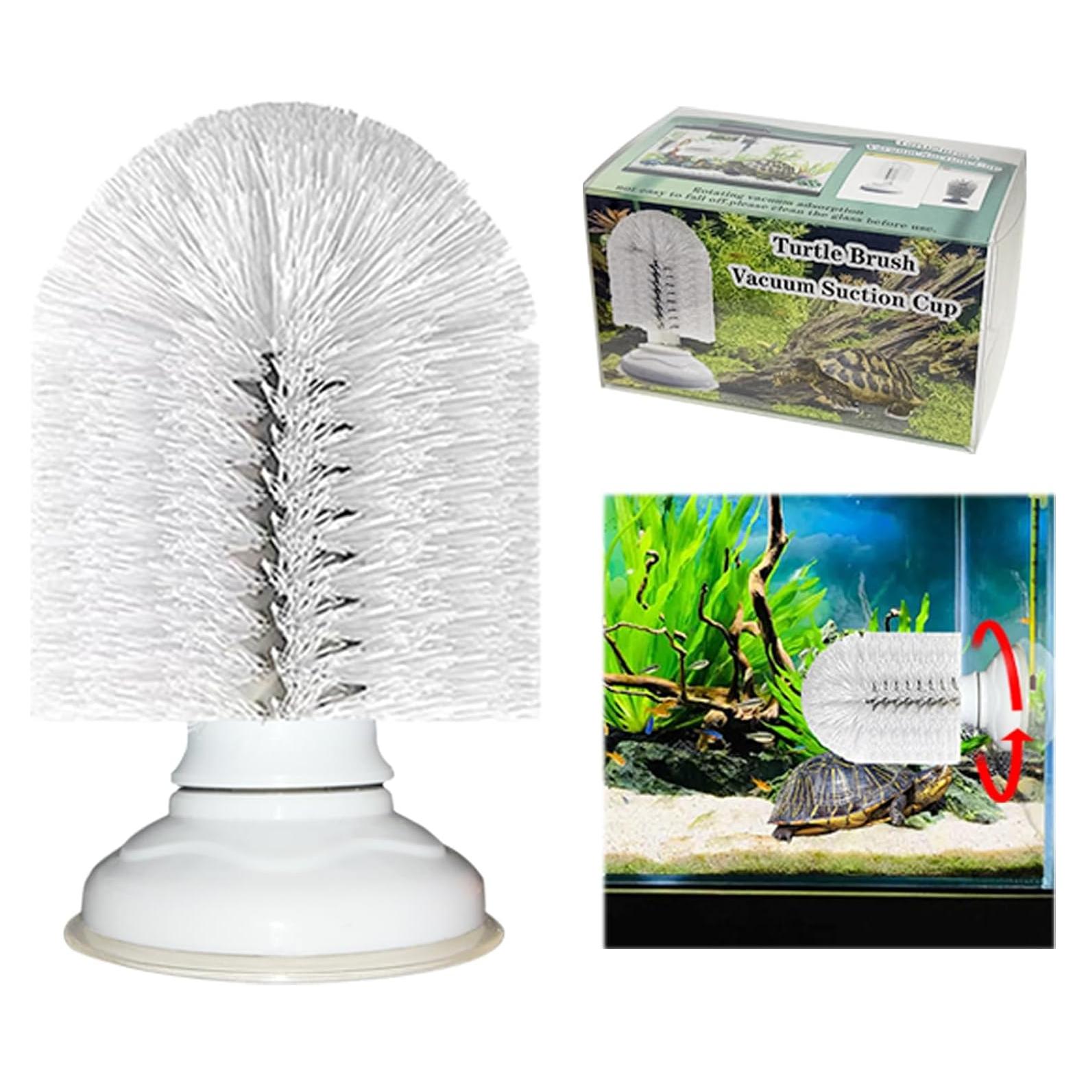 Cepillo de Limpieza para Tortugas Neacus con Ventosa Firme