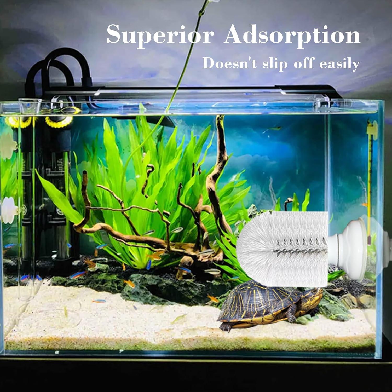 Cepillo de Limpieza para Tortugas Neacus con Ventosa Firme